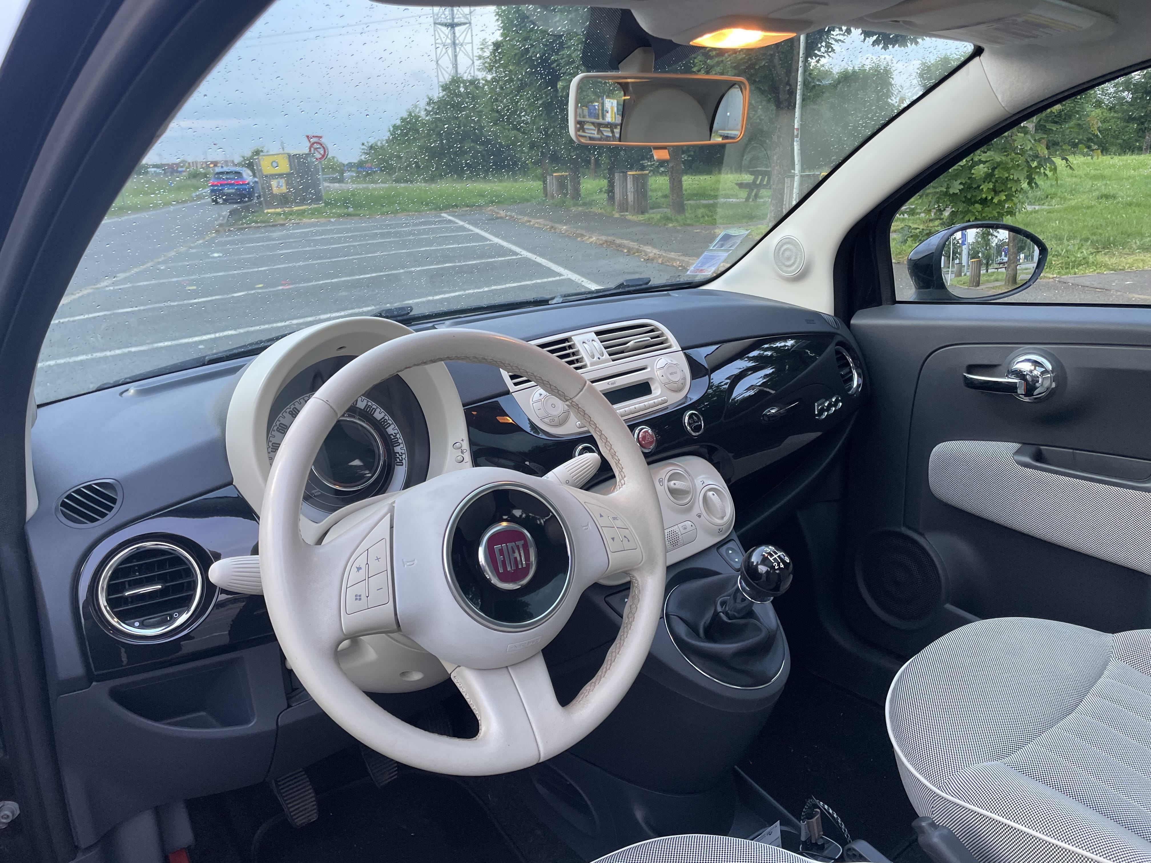 Fiat 500 Toit panoramique :)