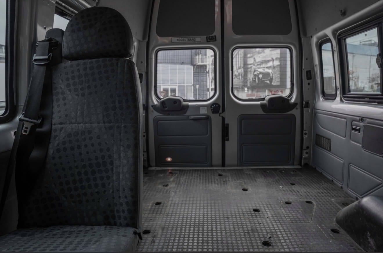 Ford Transit Passenger Van with Snow tires