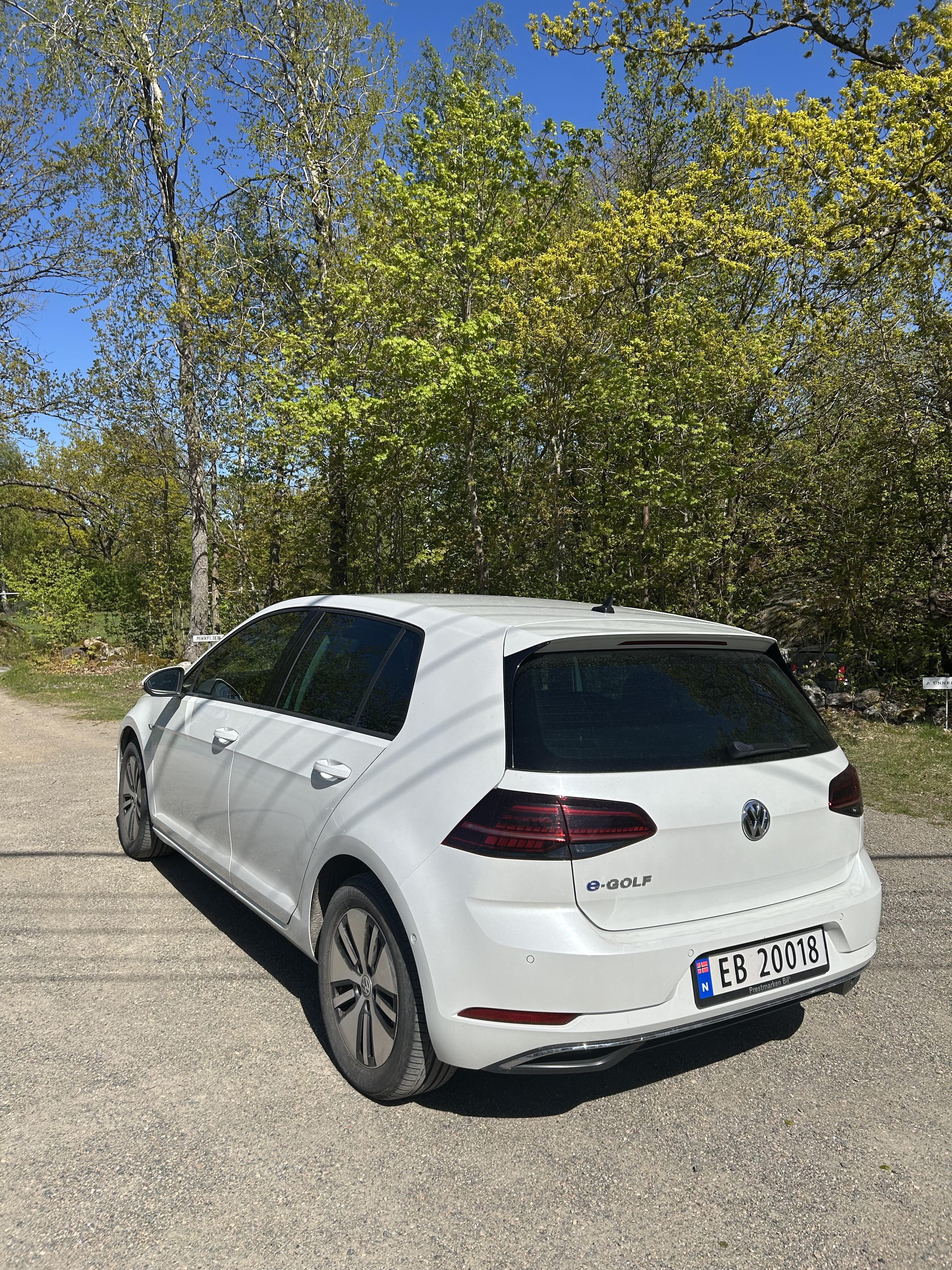 Volkswagen e-Golf med GPS