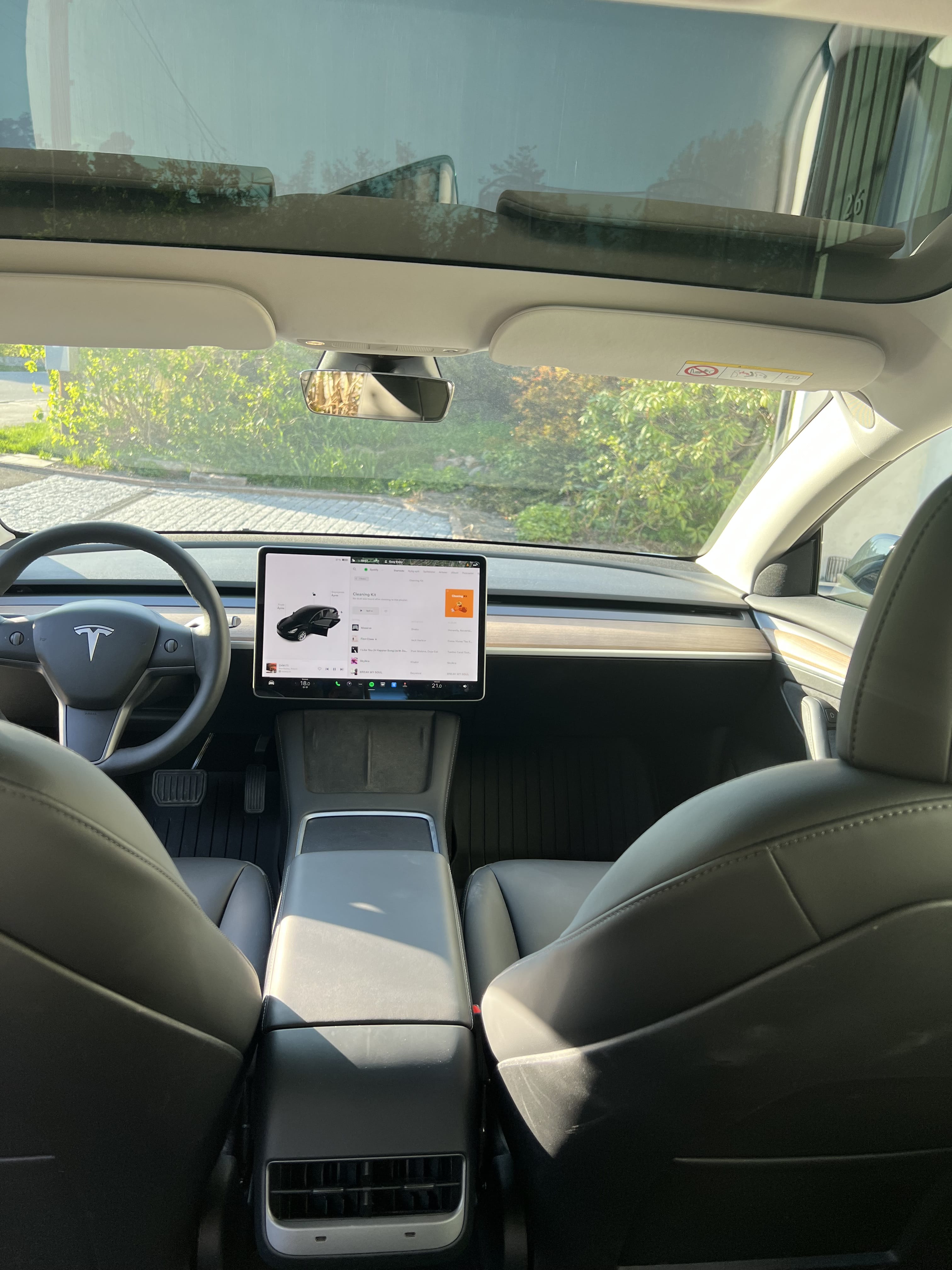 Tesla Model 3 med Bluetooth audio