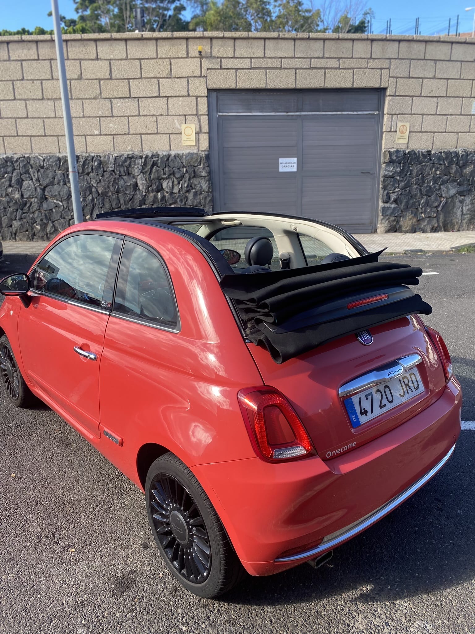 Fiat 500 C con GPS