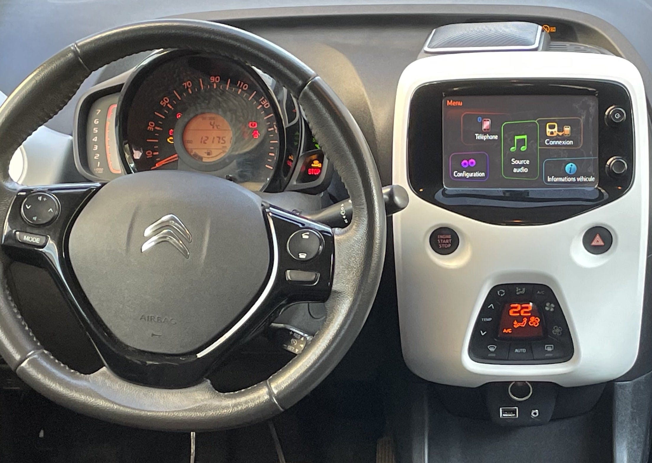 Citroen C1 II avec Entrée audio / iPod