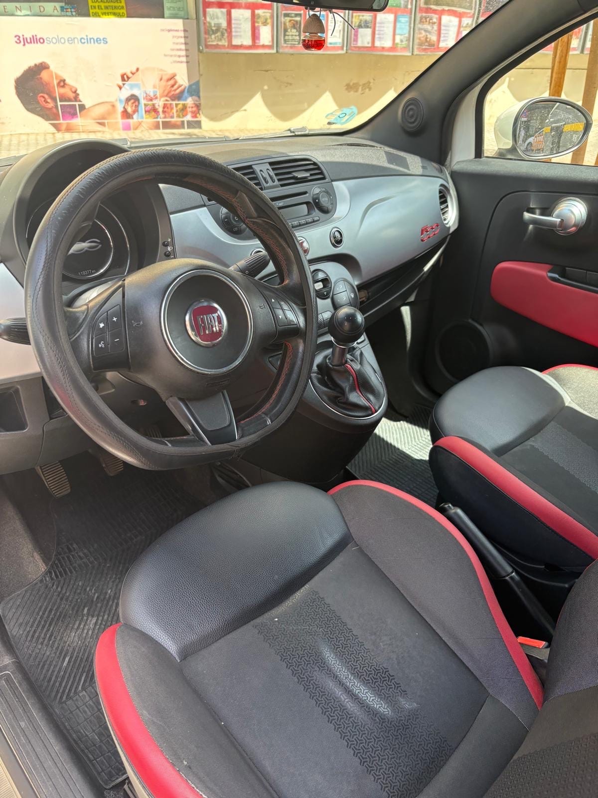 Fiat 500 Gasolina med GPS