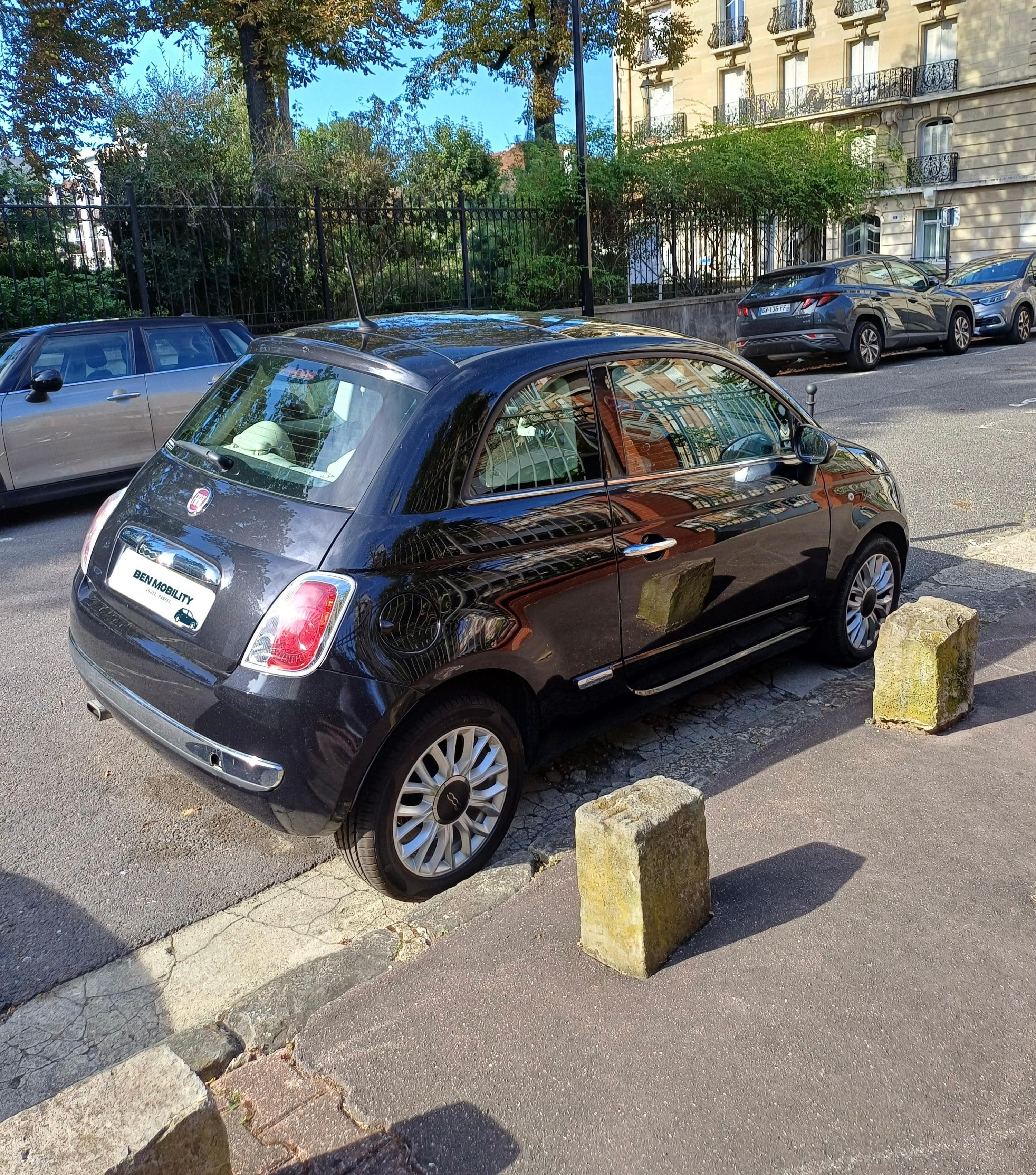 Fiat 500 avec Siège bébé