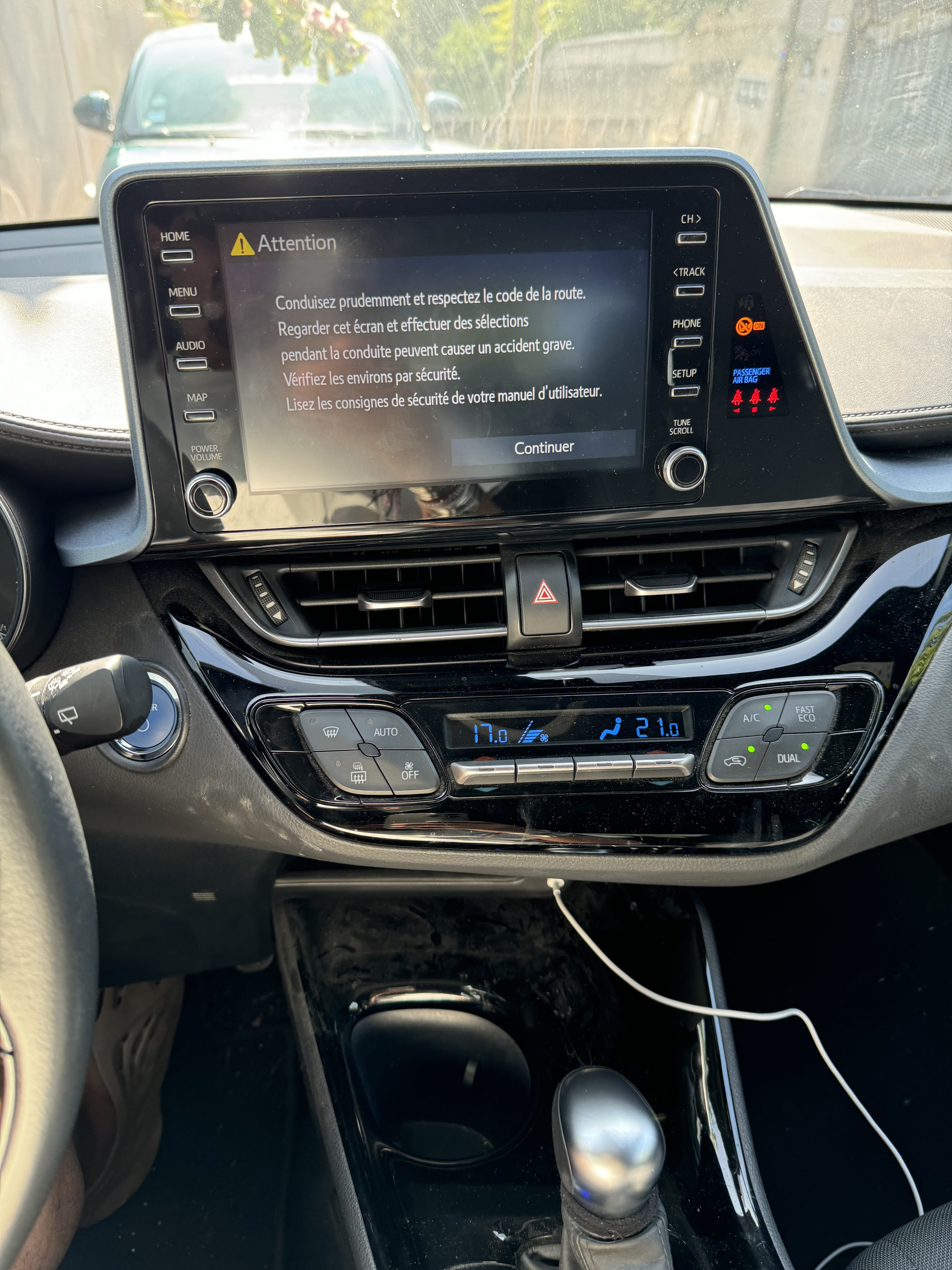 Toyota C-HR met Autostoel baby