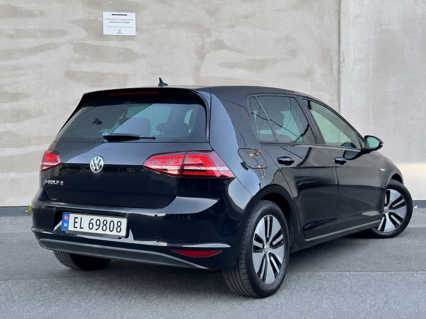 Volkswagen e-Golf med GPS