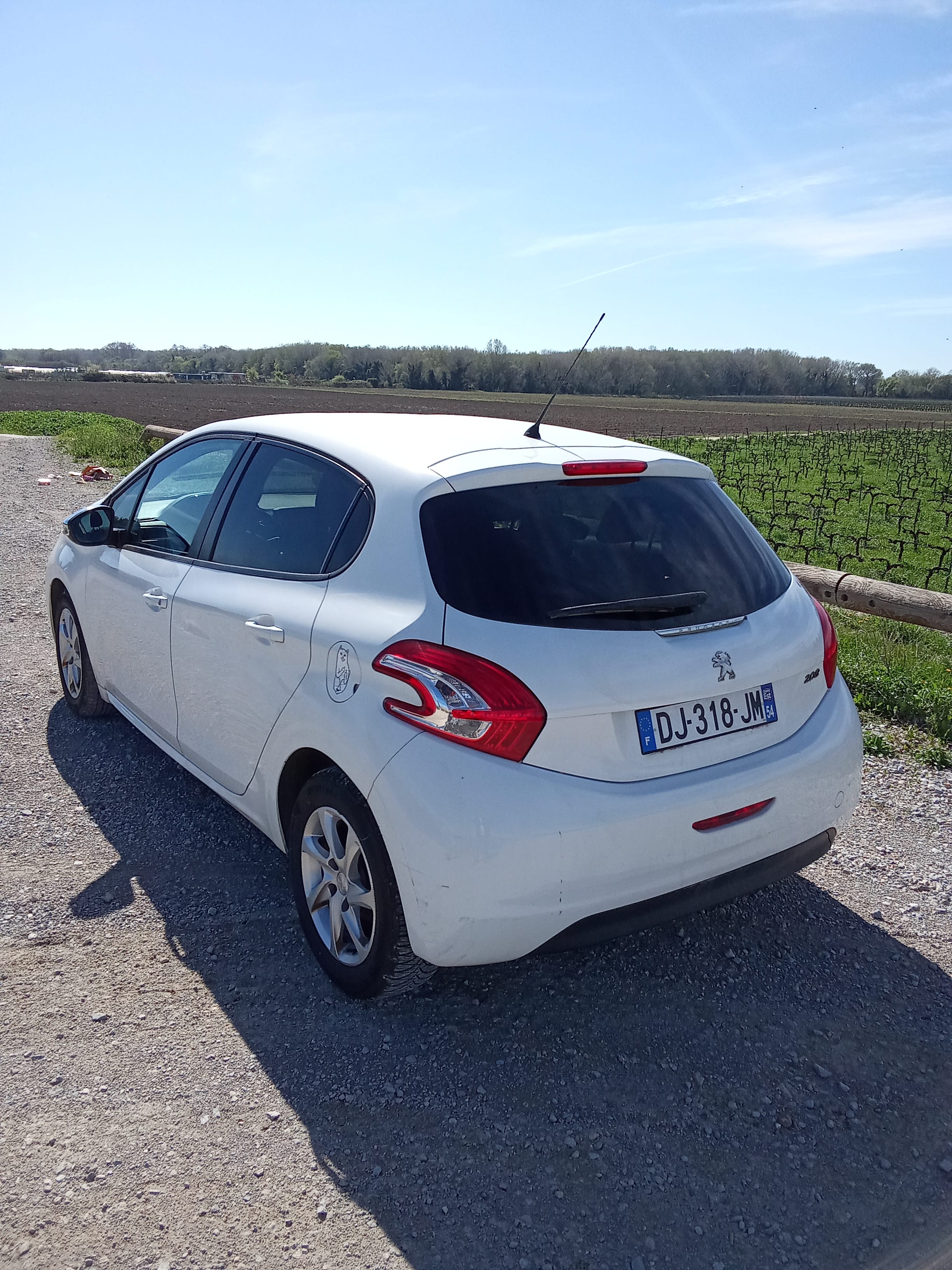 Peugeot 208 avec Siège bébé