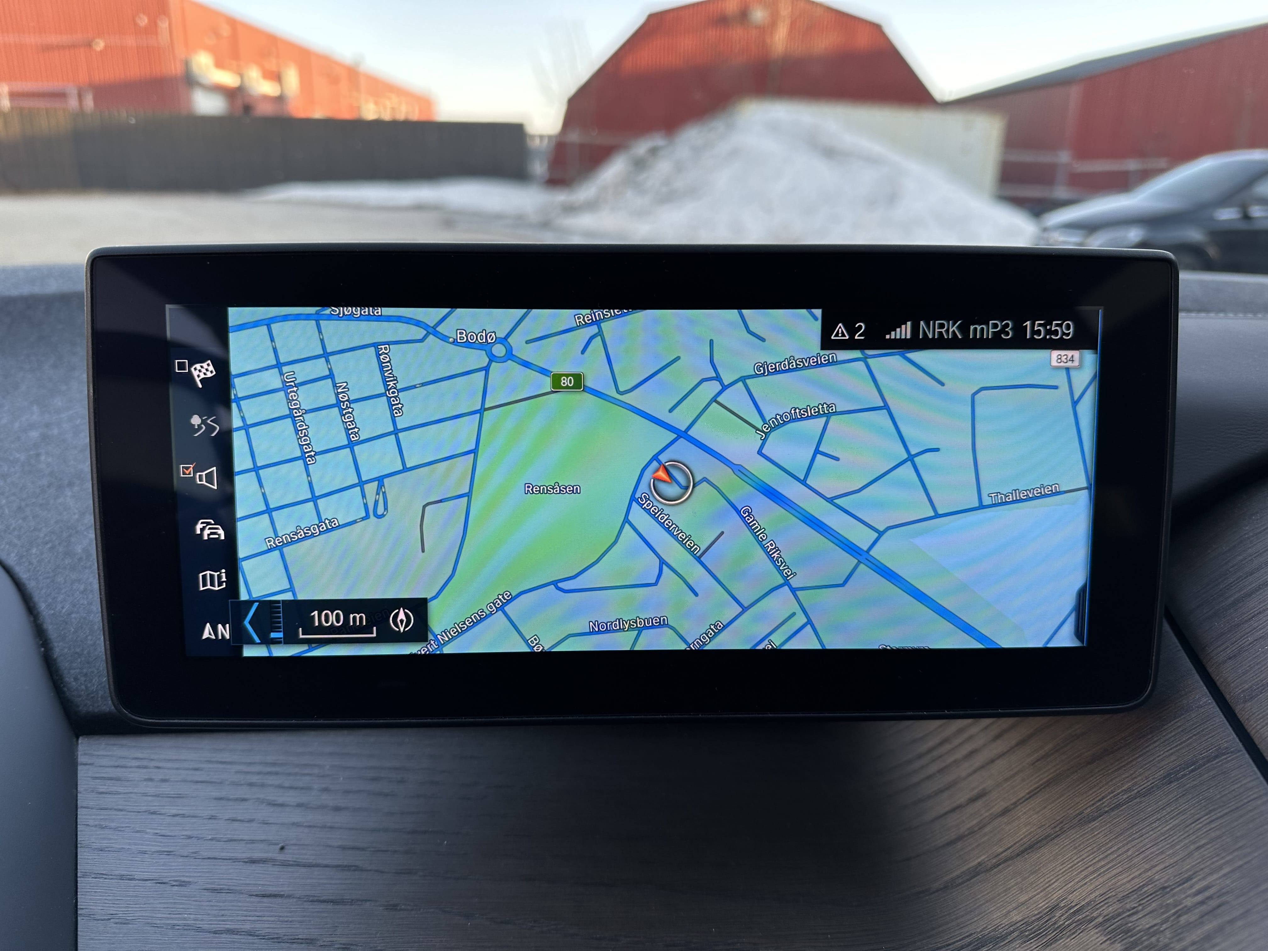 BMW i3s with Snow tires