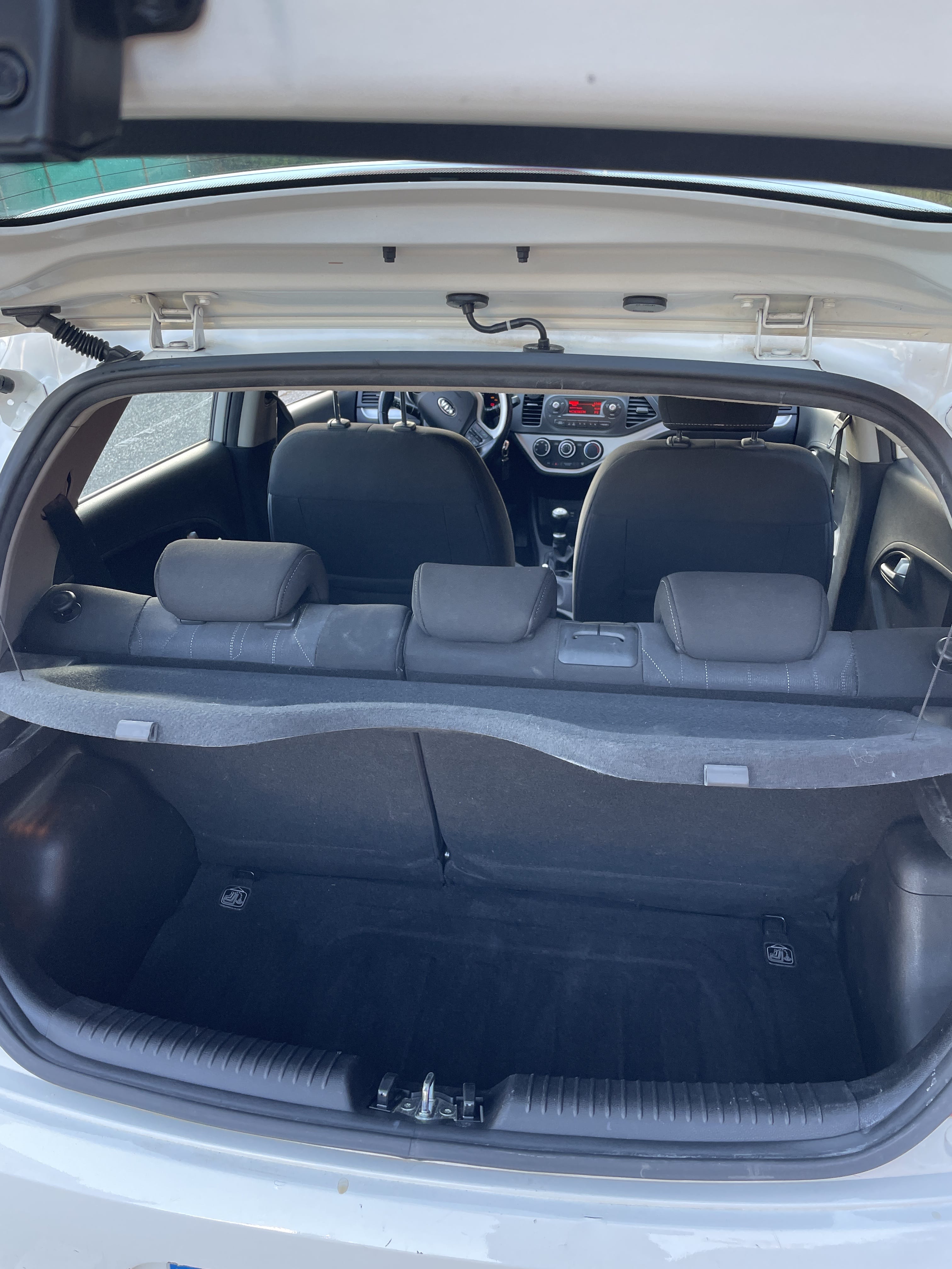 Kia Picanto with Baby seat