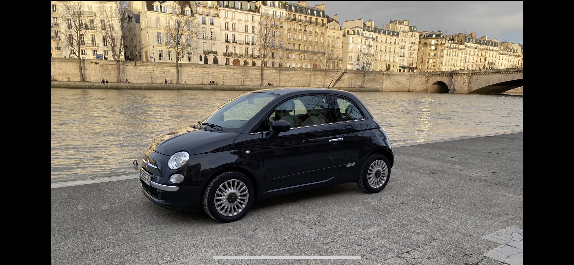 Fiat 500 Pont de sevré / Billancourt Métro 9 / Bluetooth, 2012, Essence 98