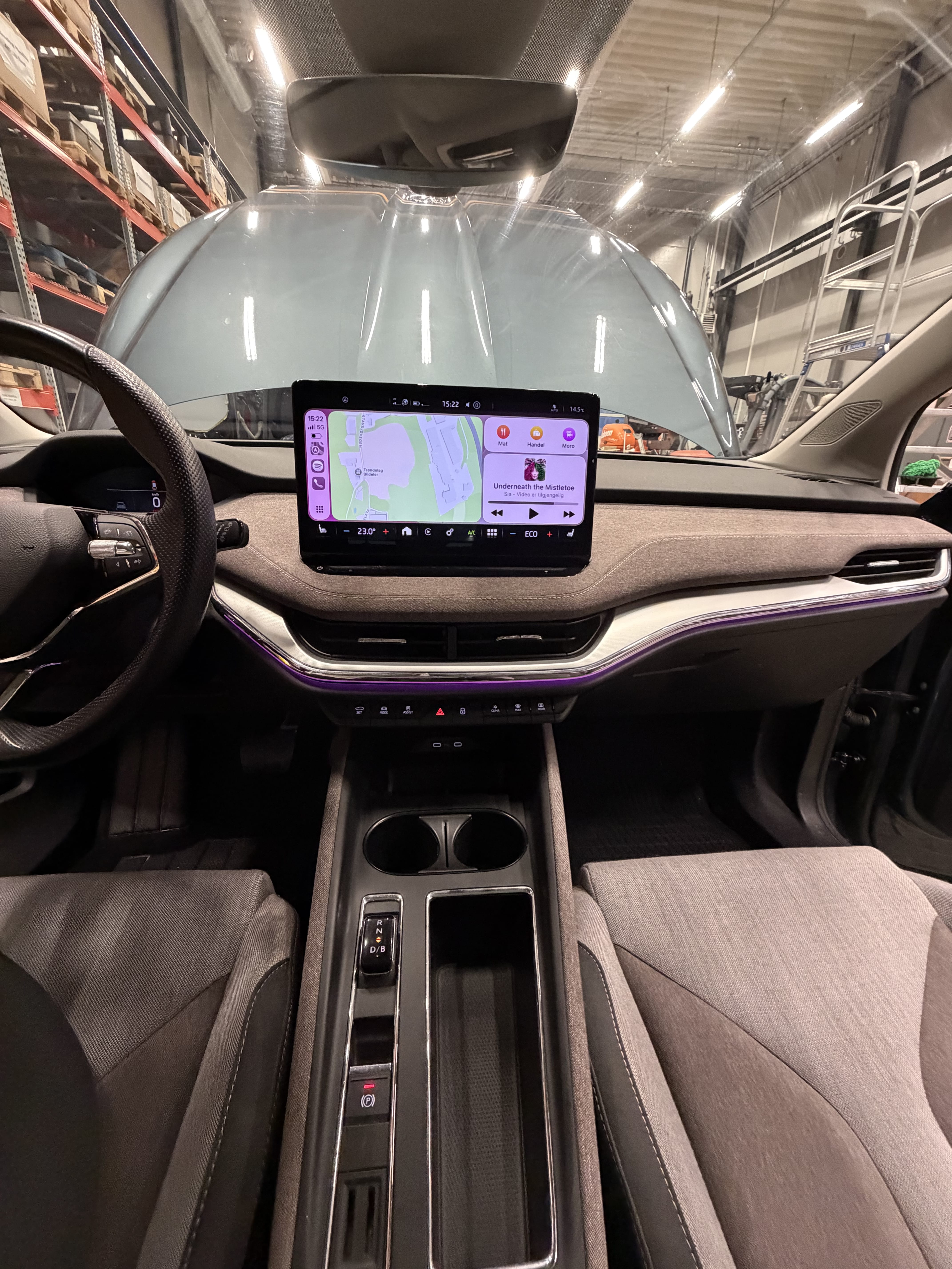 Skoda Enyaq 80 med Apple CarPlay