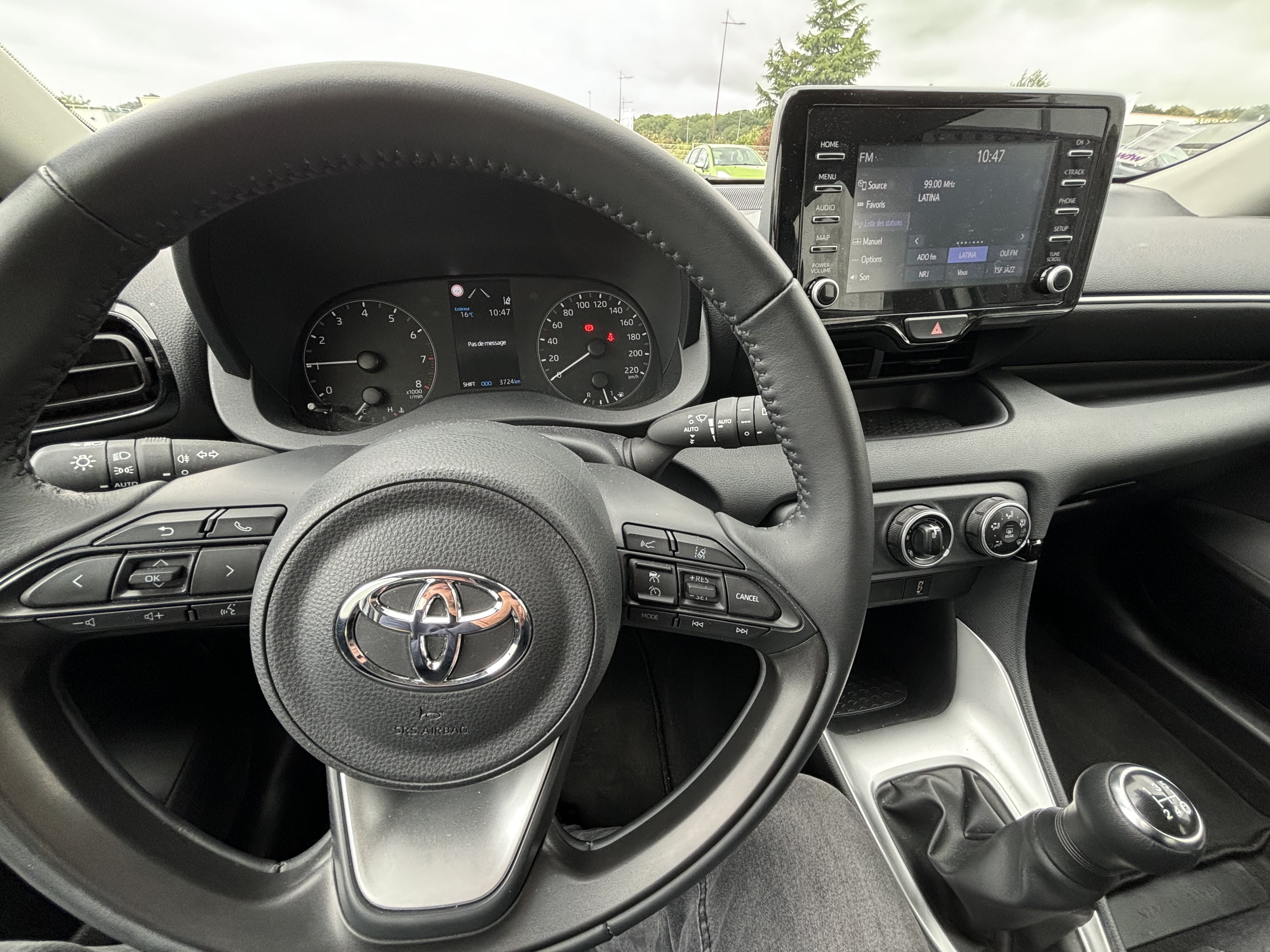 Toyota Yaris avec Apple CarPlay