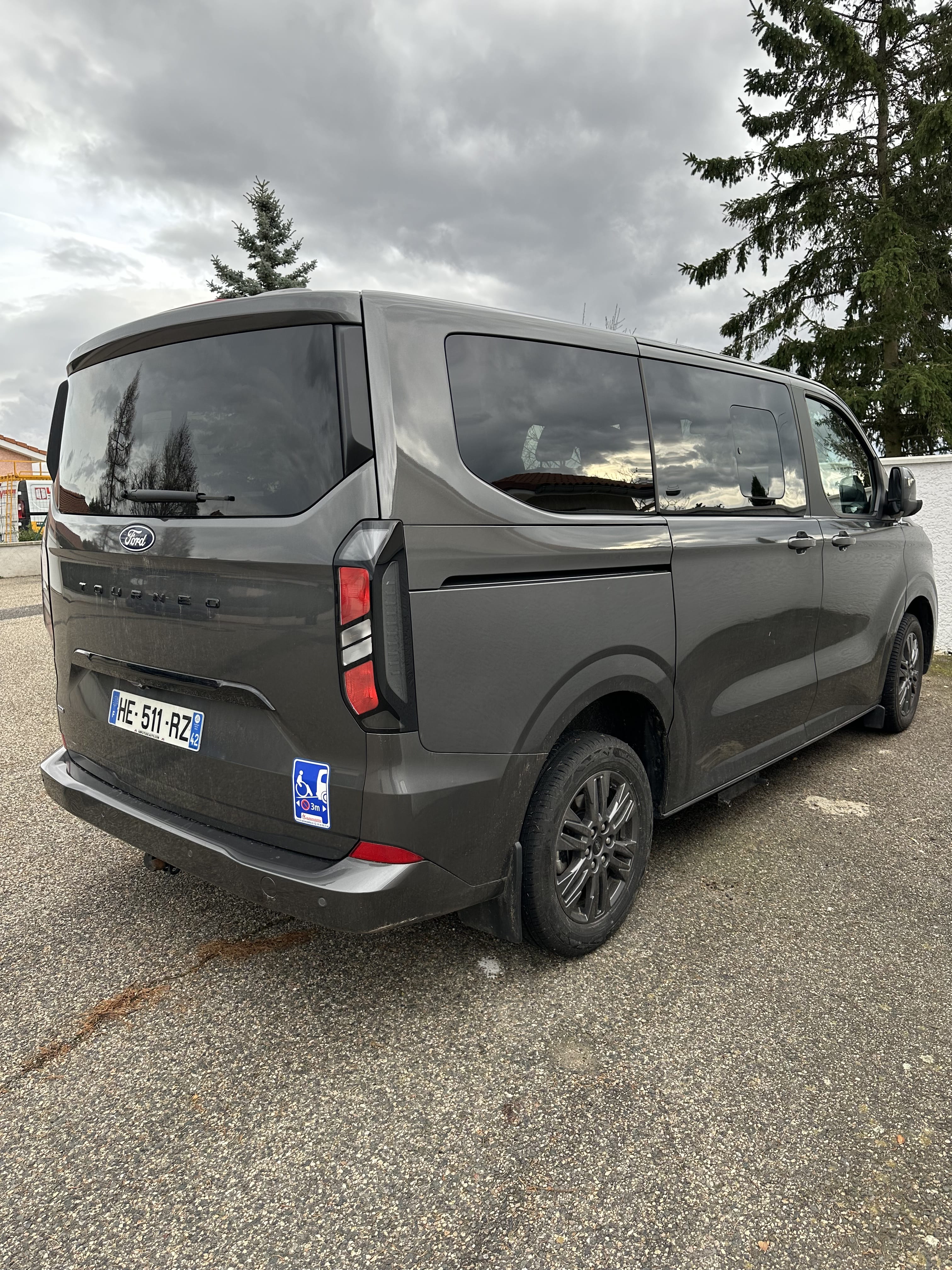 Ford Tourneo Custom avec Porte-vélos