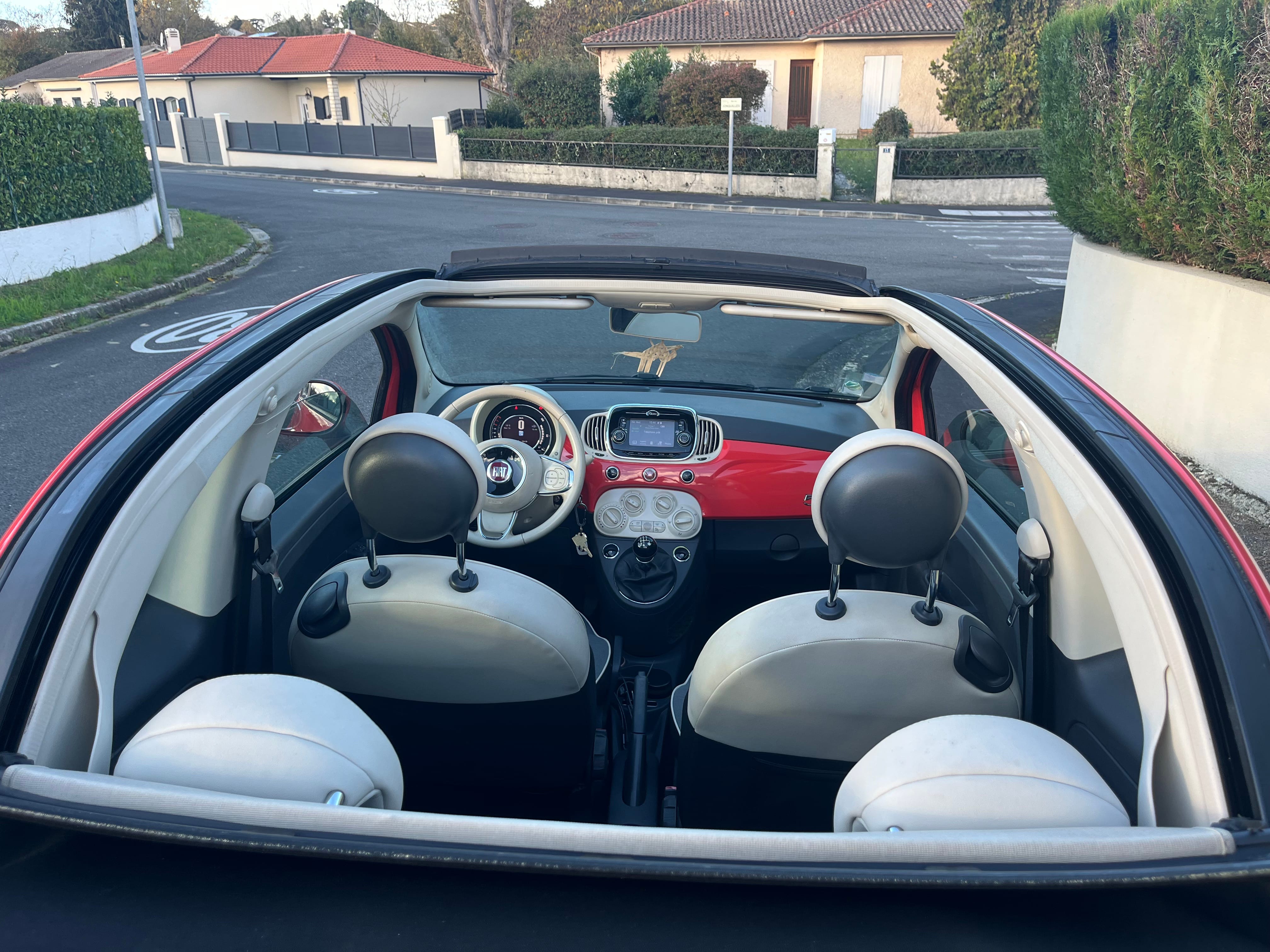 Fiat 500 C Cabriolet Lounge avec Audio Bluetooth