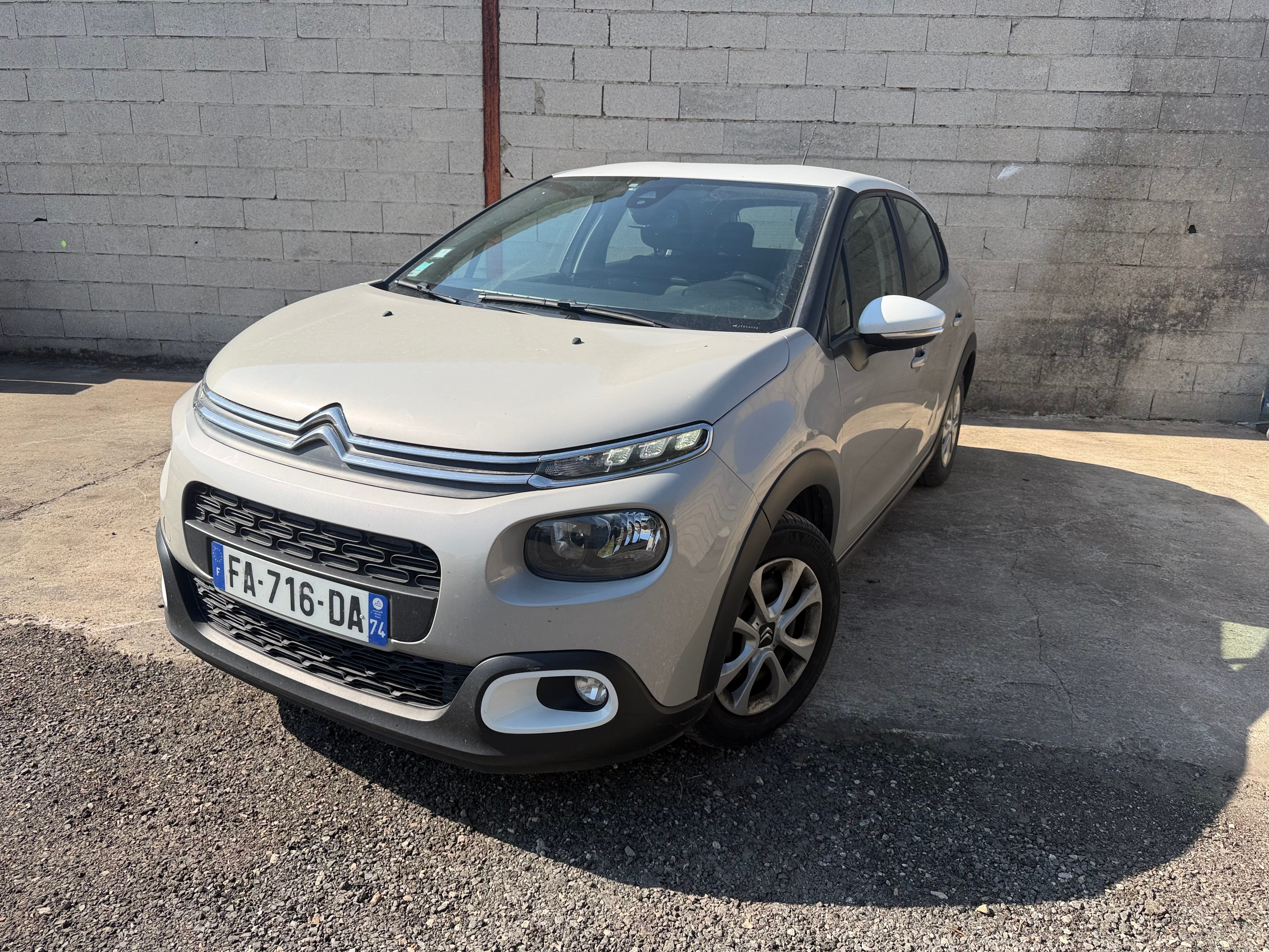 Citroen C3, 2018, Essence 95, automatique