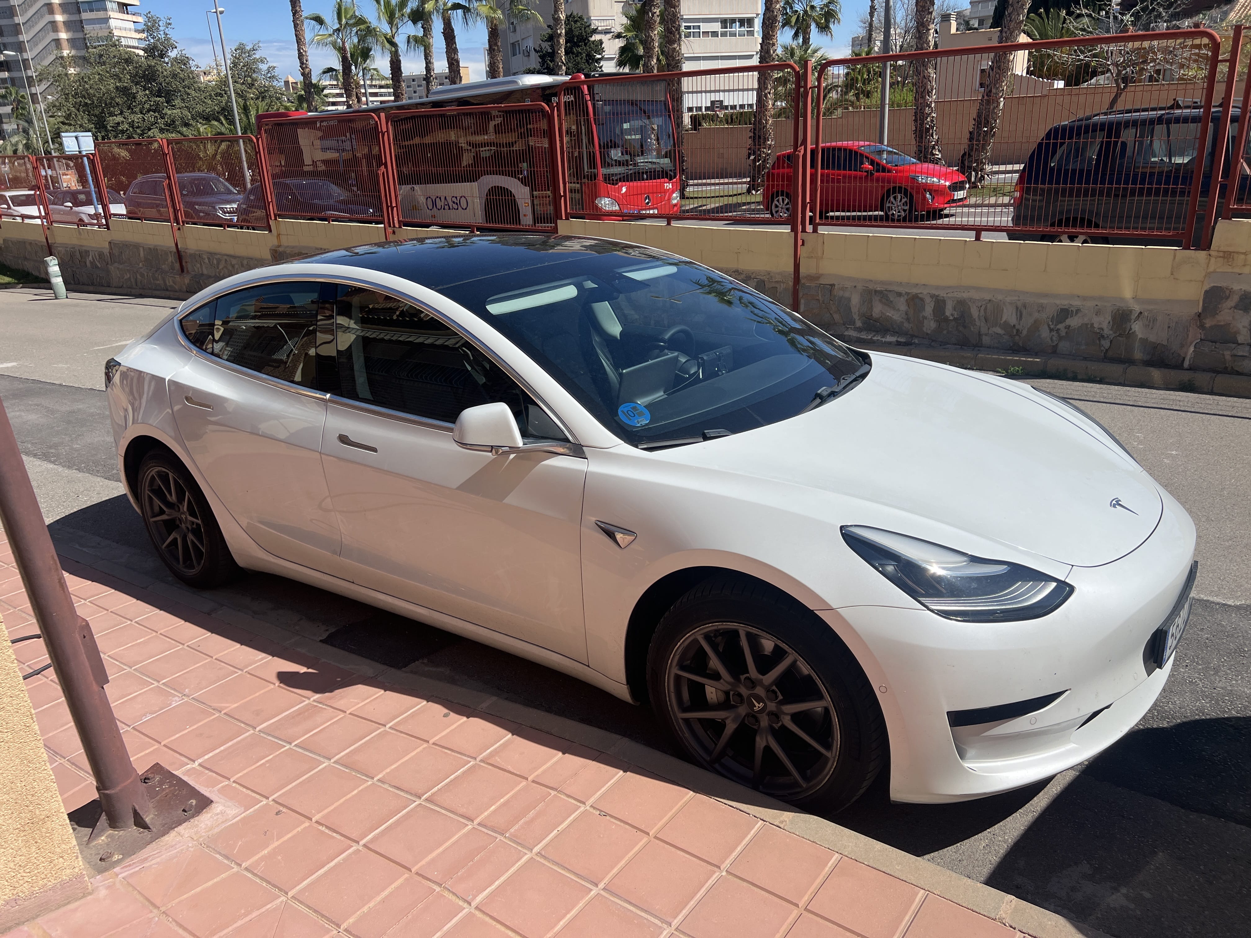 Tesla Model 3 con Aire acondicionado