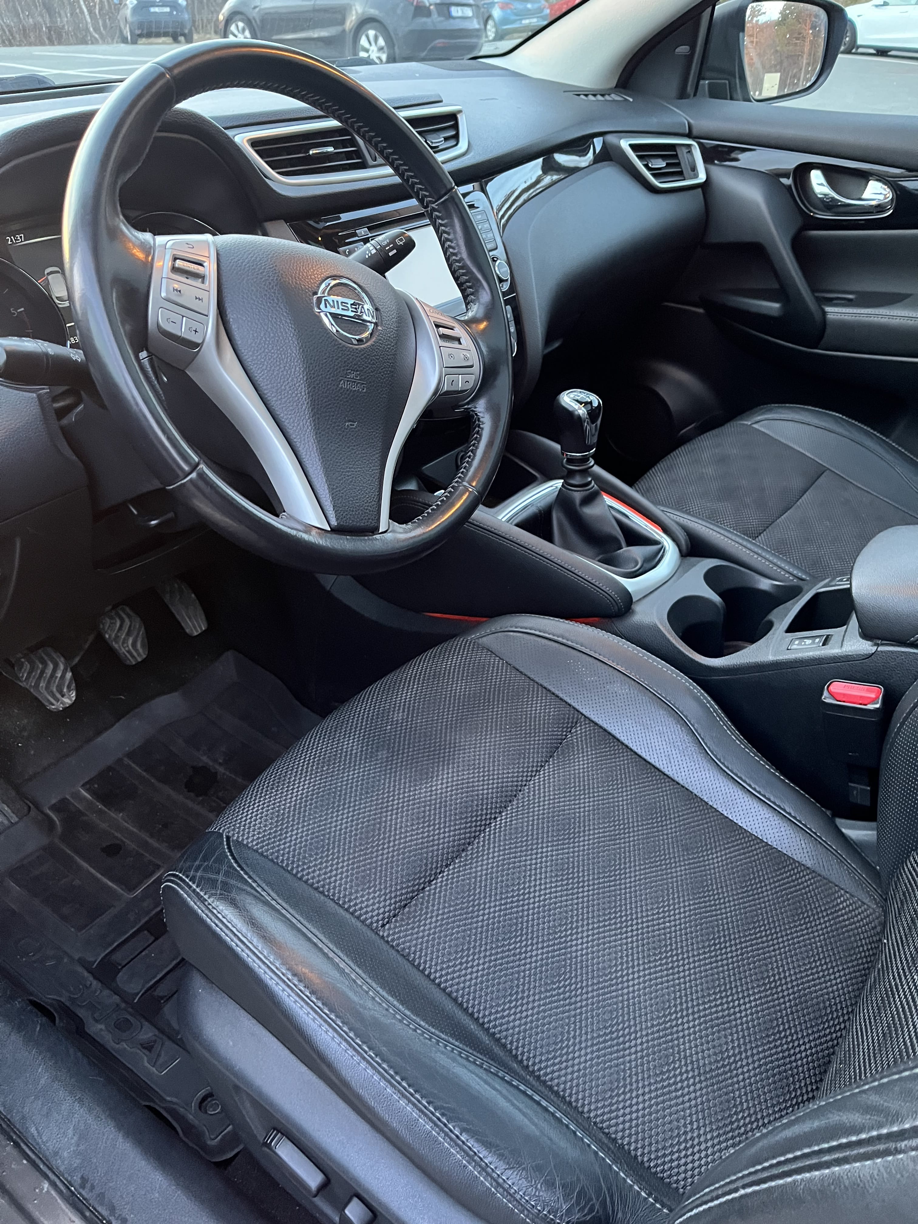 Nissan Qashqai med Dashcam