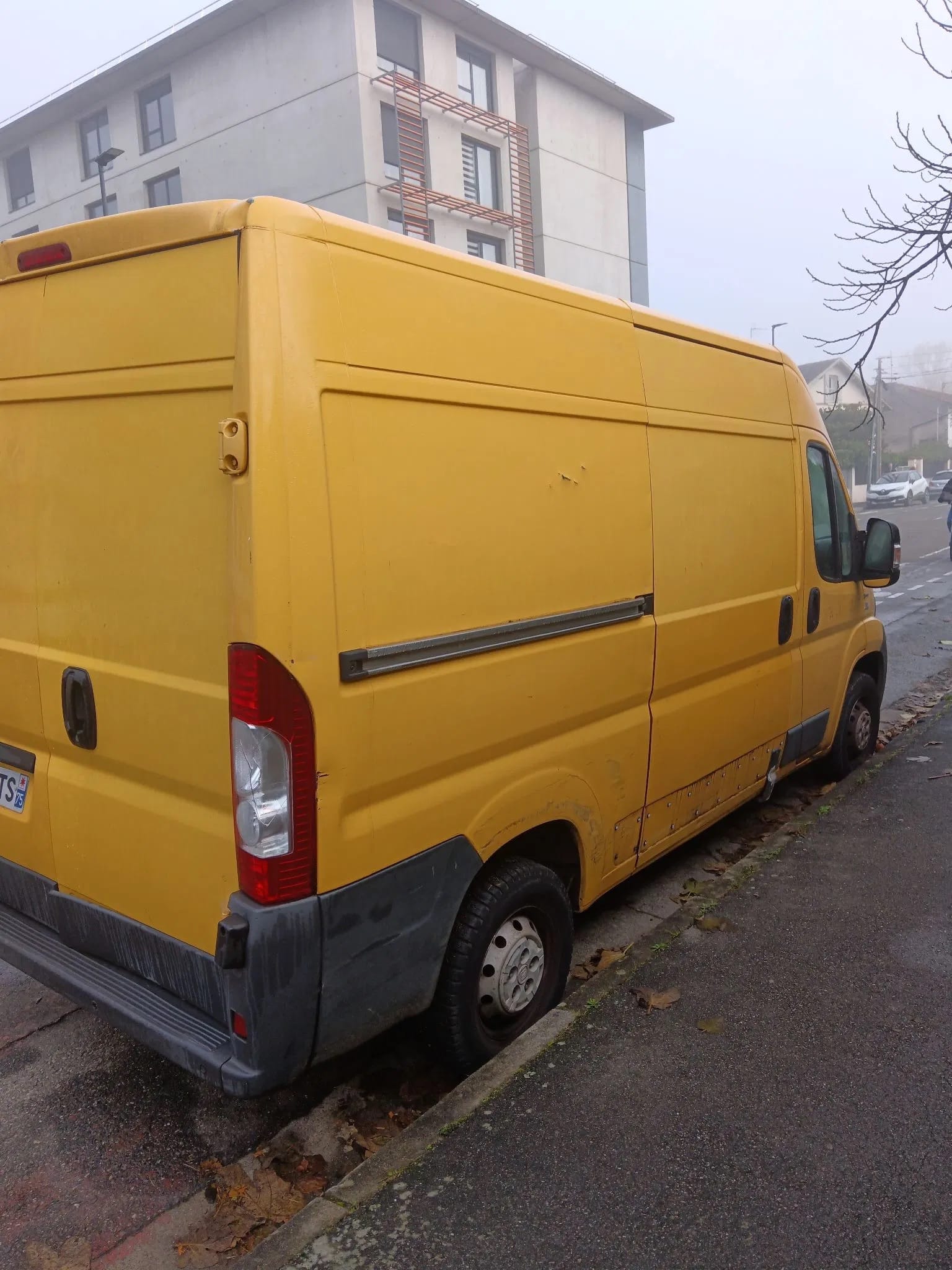 Fiat Ducato avec 2 Diables, Sangles et Chariot plateforme