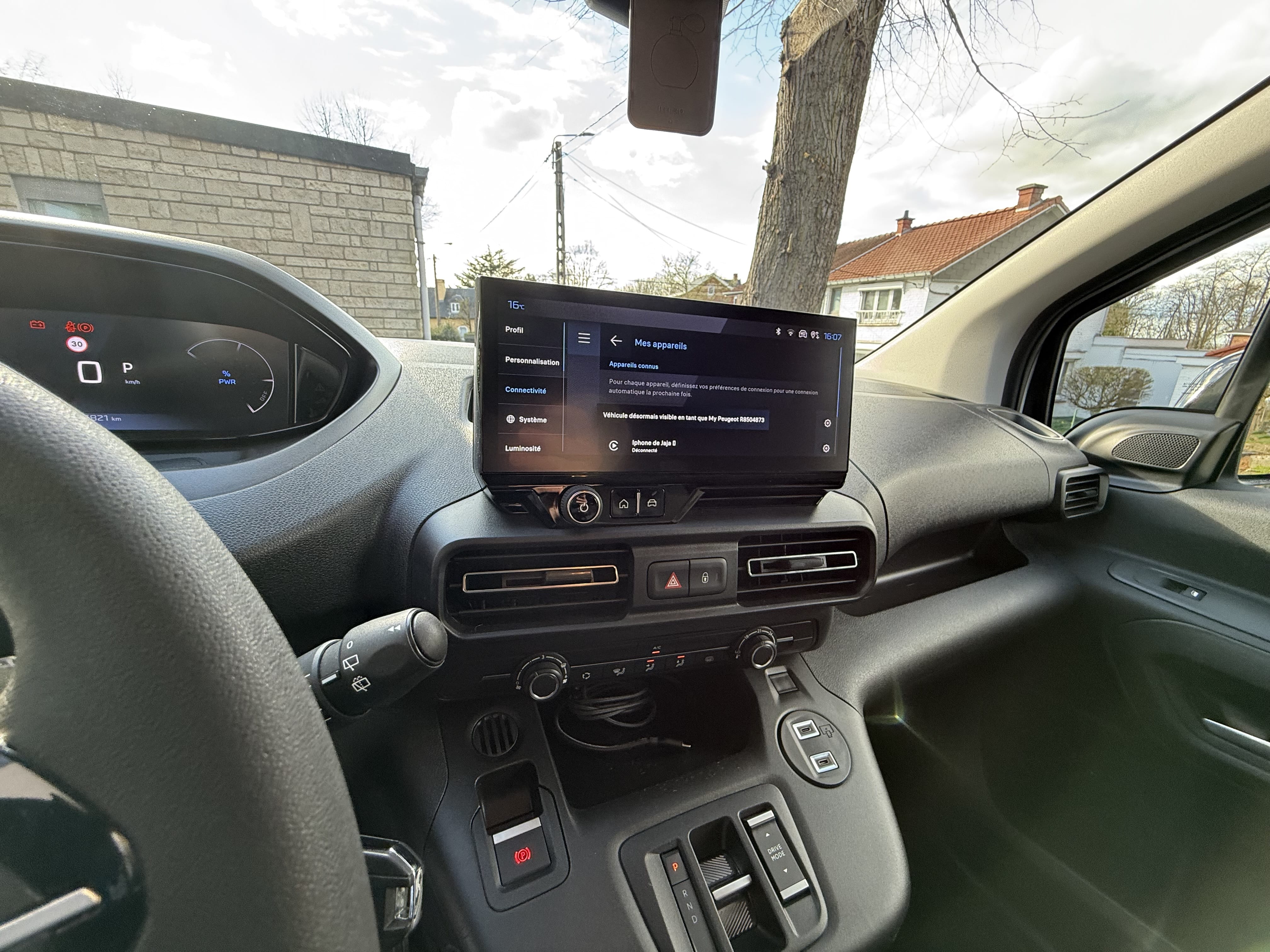 Peugeot Partner Fourgon ELECTRIQUE with Cruise control