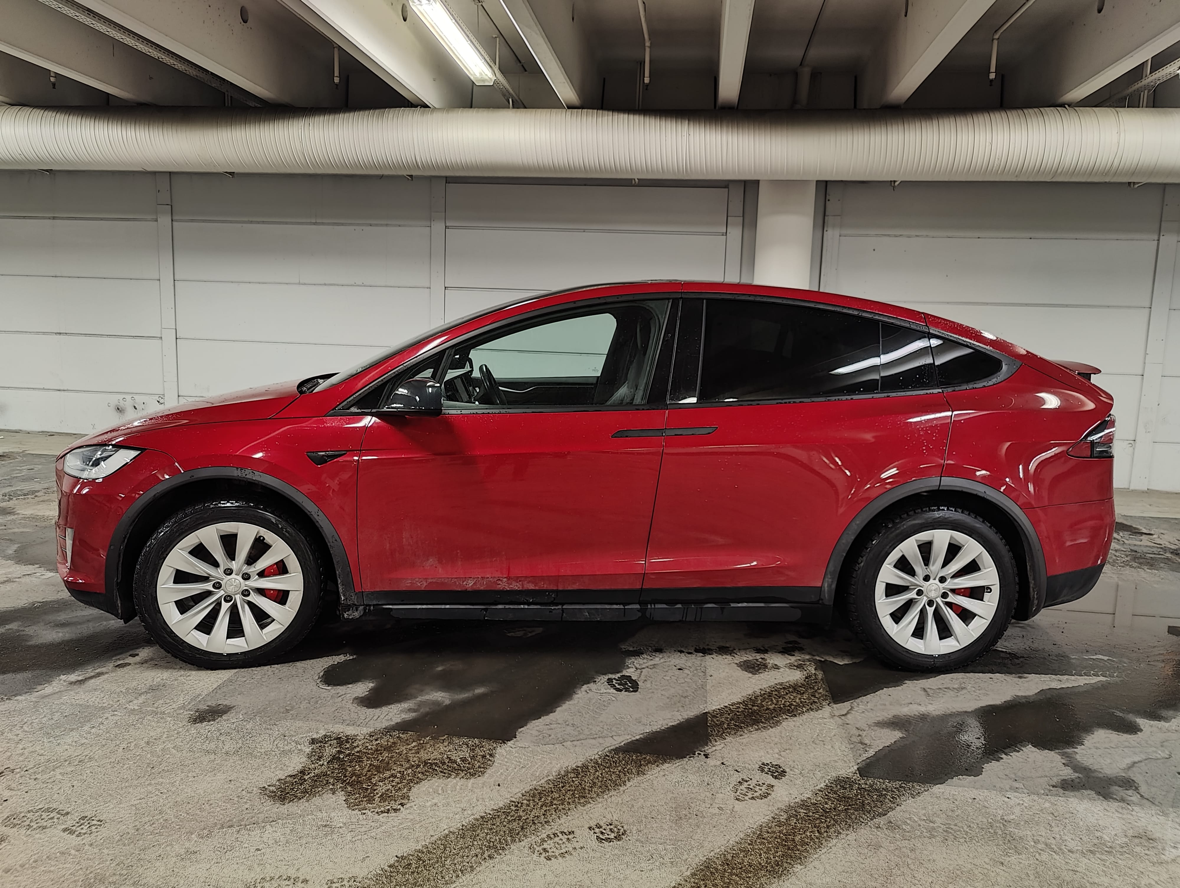 Tesla Model X Performance with Air conditioning