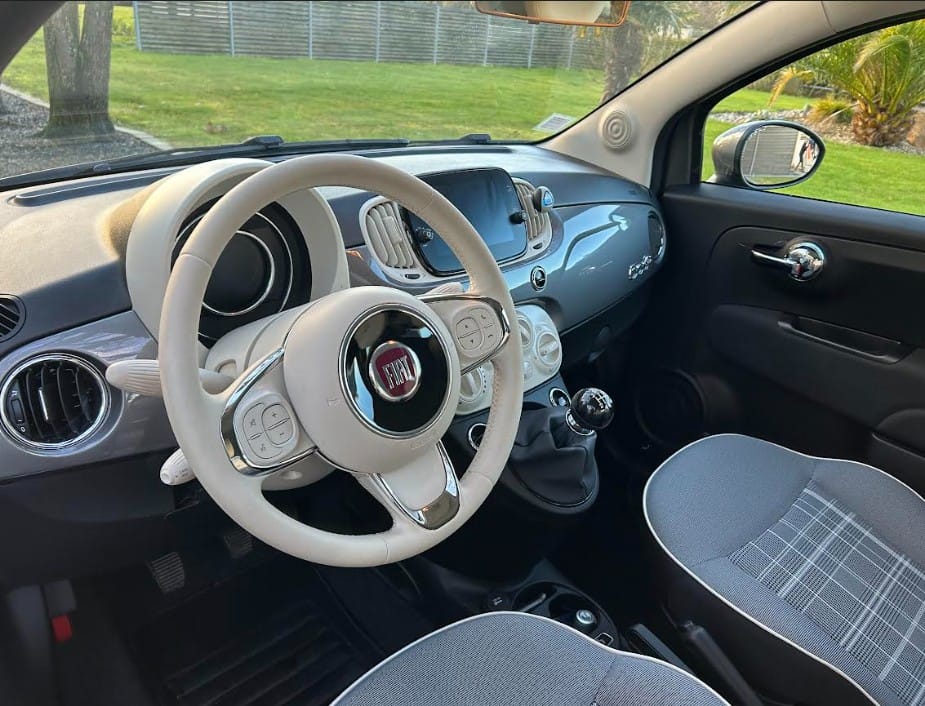 Fiat 500 C Hybride Cabriolet avec Régulateur de vitesse