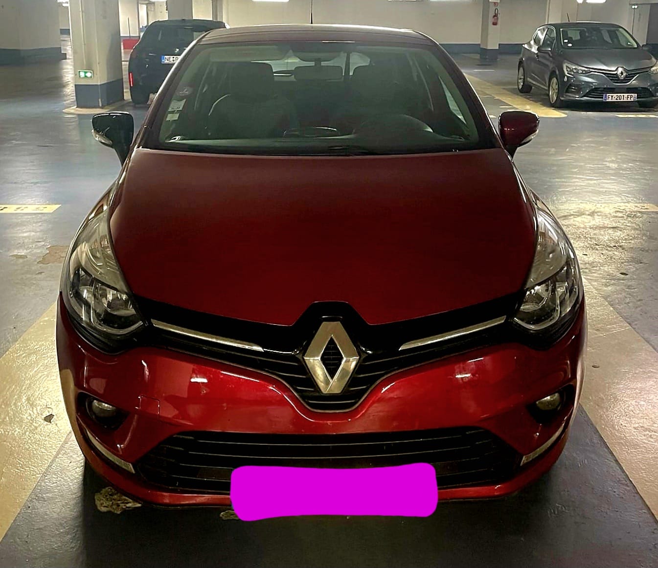 Renault Clio (FG402) TCe rouge (clim, régulateur, bluetooth, ...) #bs avec Climatisation