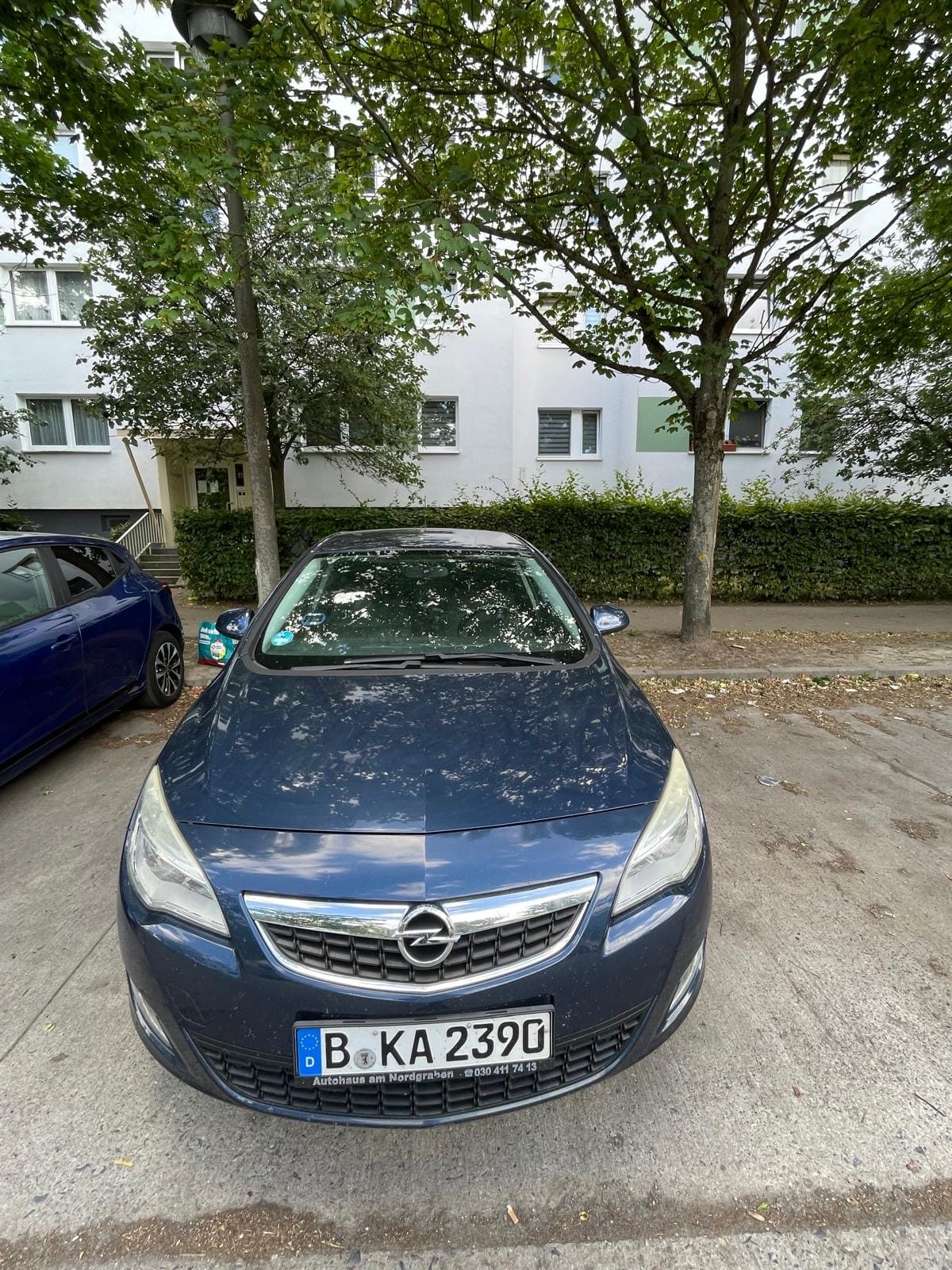 Opel Astra mit Autoradio