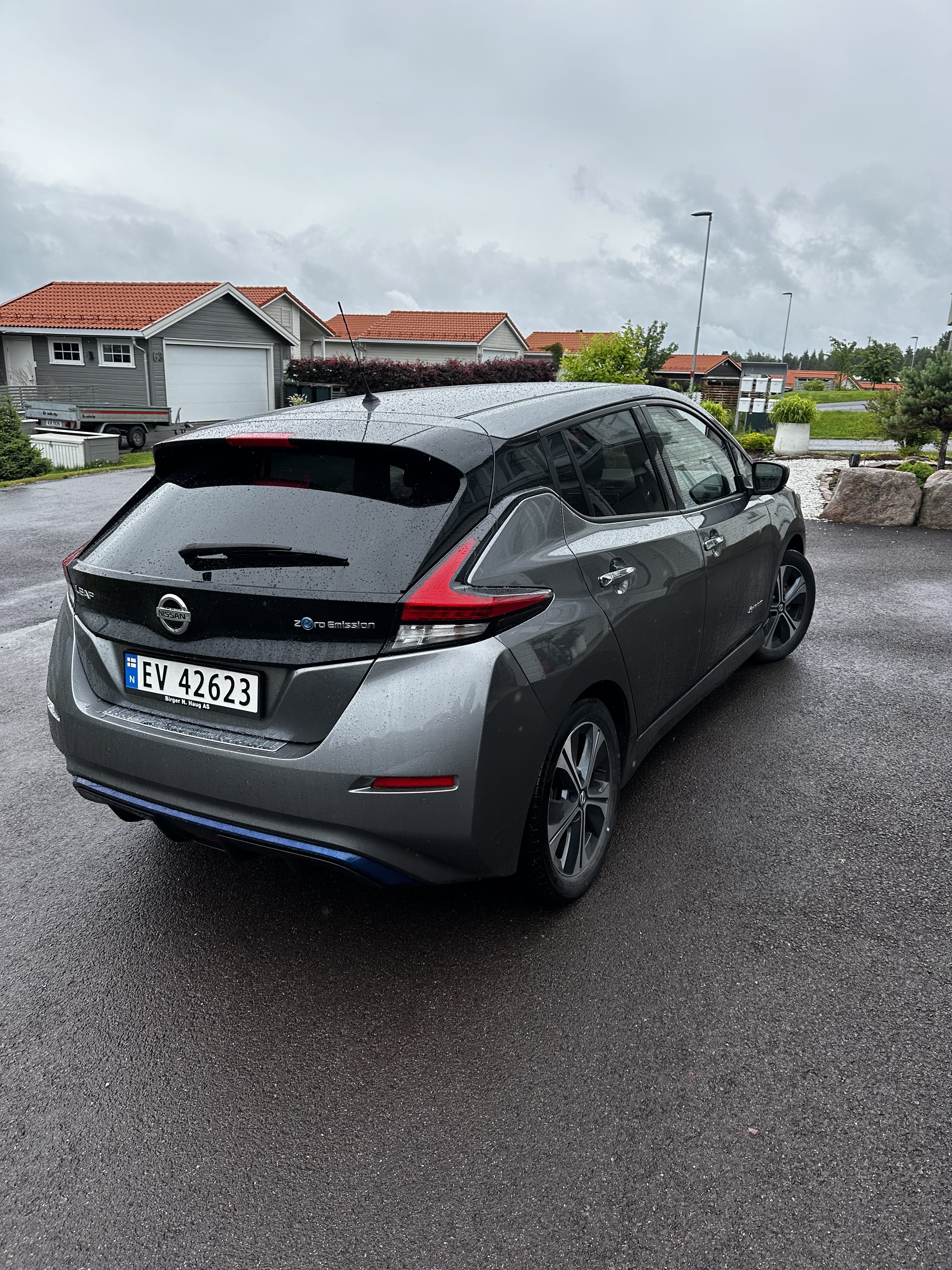 Nissan Leaf med GPS
