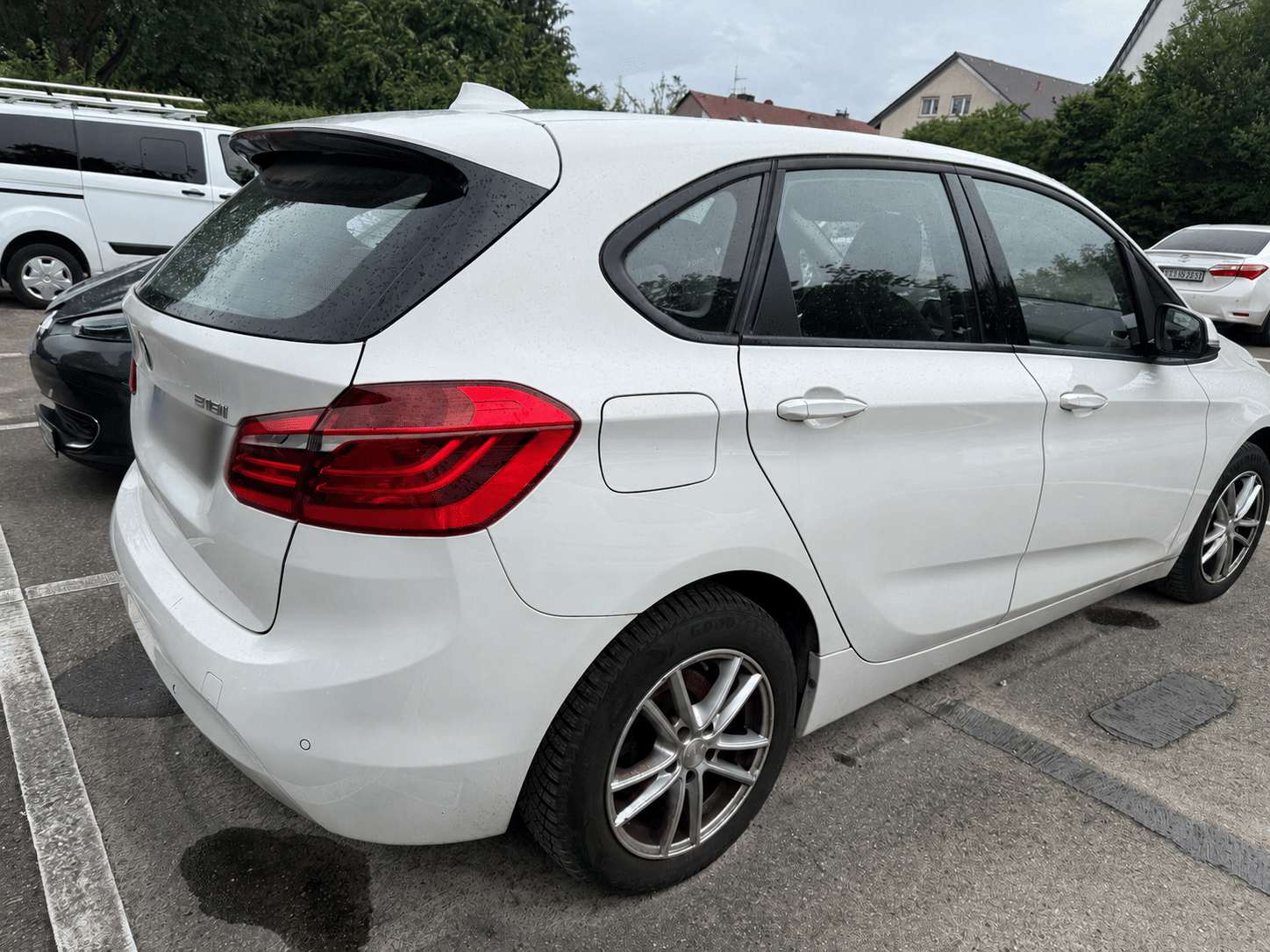BMW 2er Active Tourer mit Navigationsgerät
