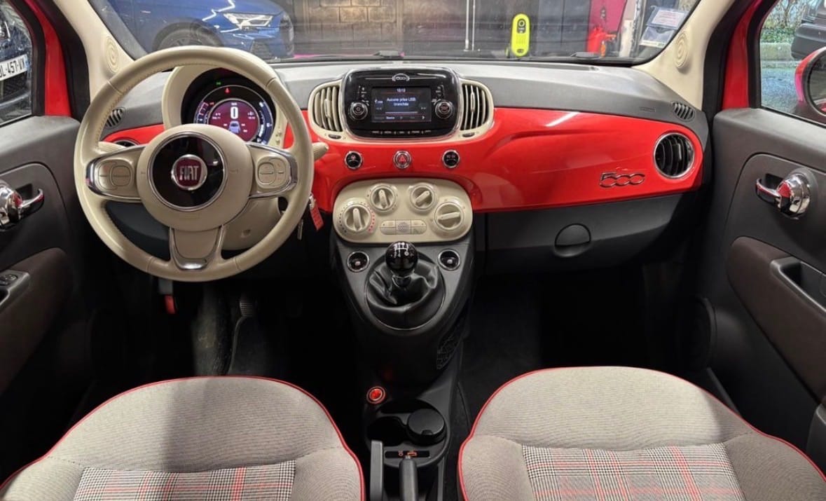 Fiat 500 avec Régulateur de vitesse