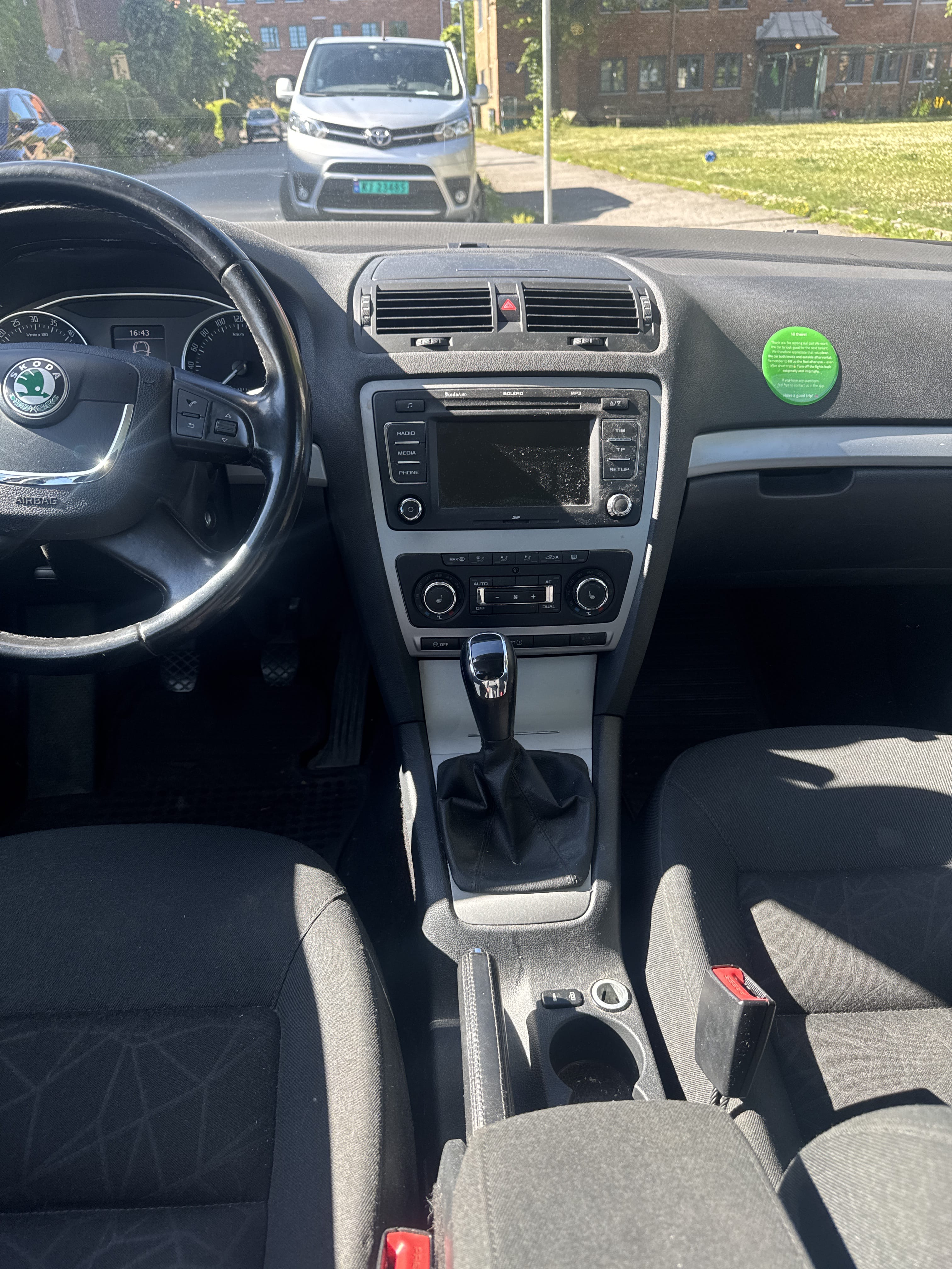 Skoda Octavia med Skiboks