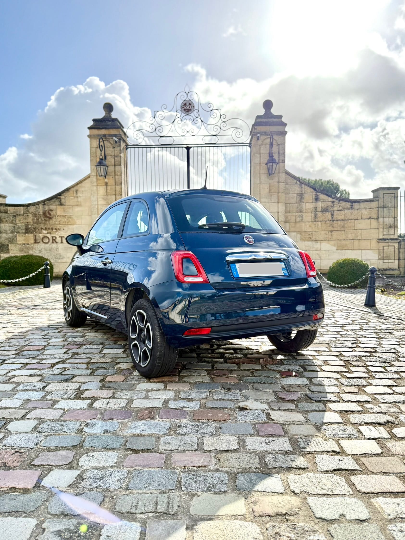 Fiat 500 avec GPS
