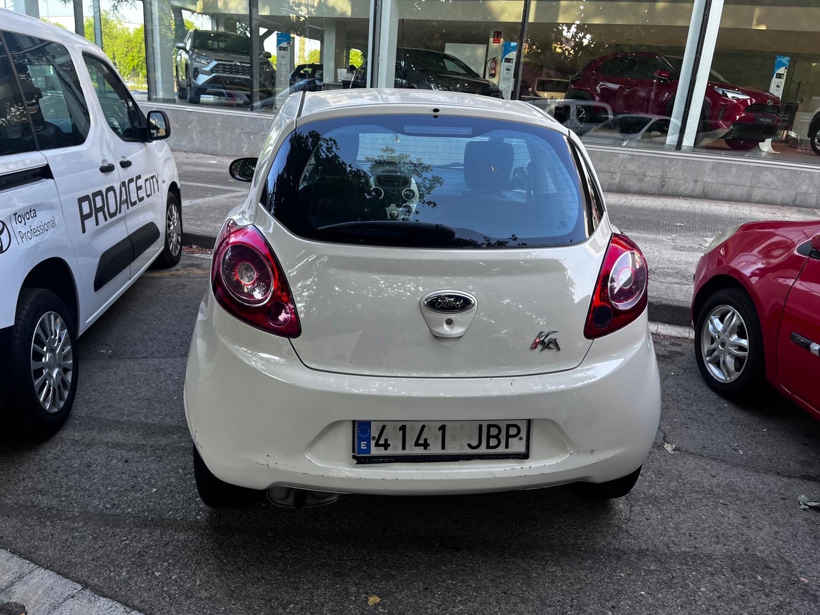 Ford Ka con Cadenas para la nieve