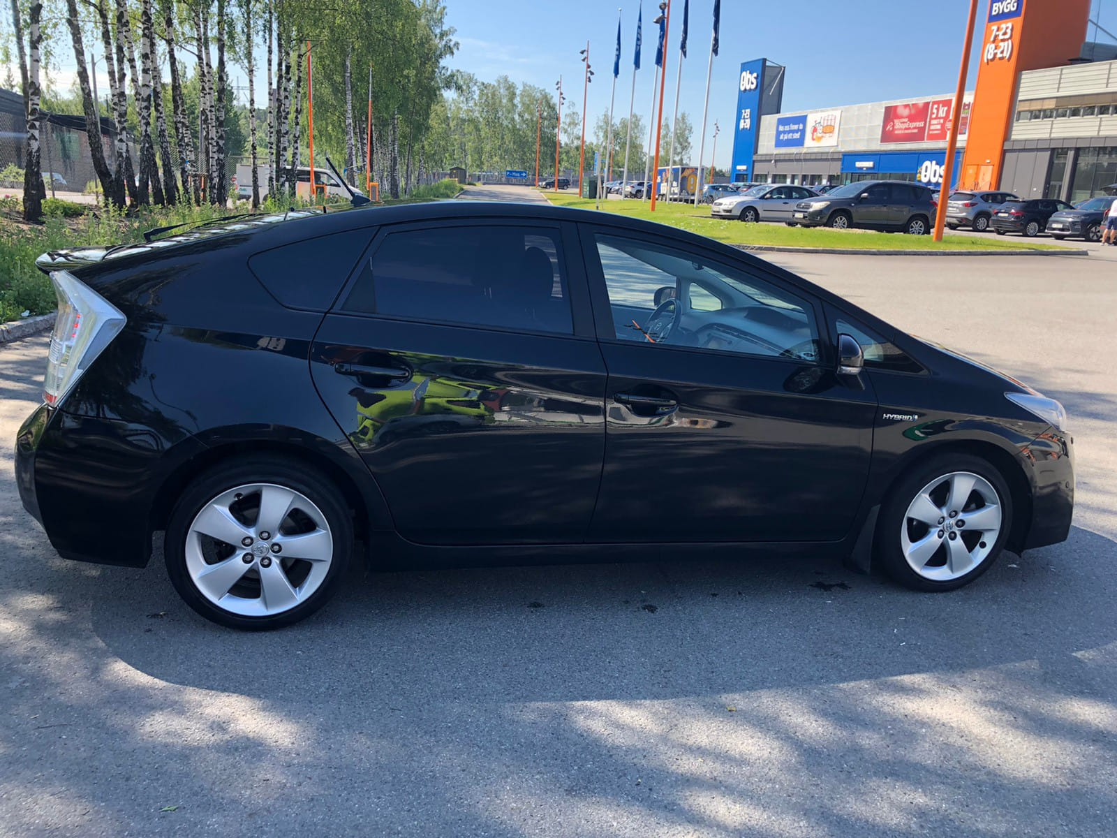 Toyota Prius med GPS