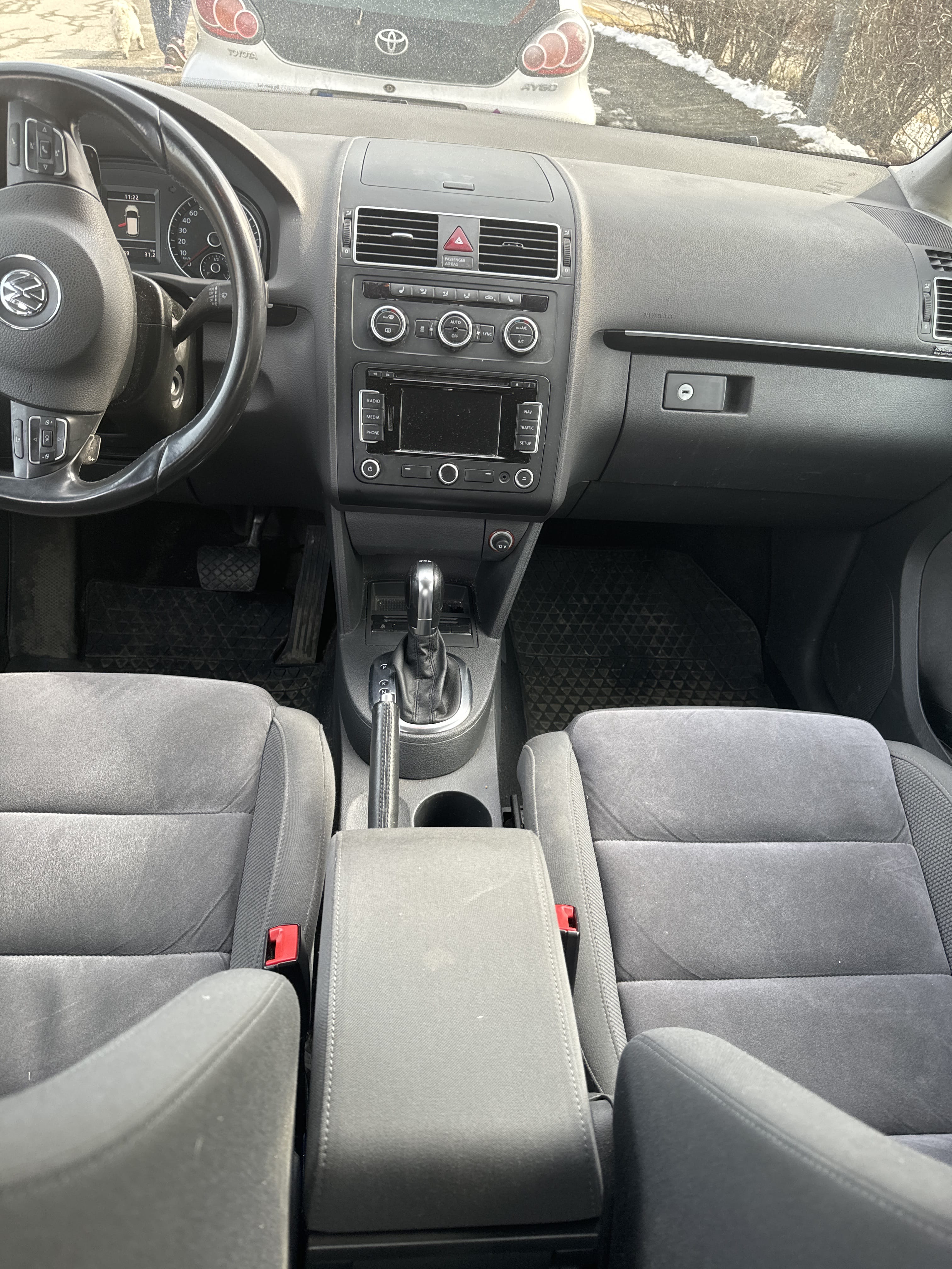 Volkswagen Touran with Hitch