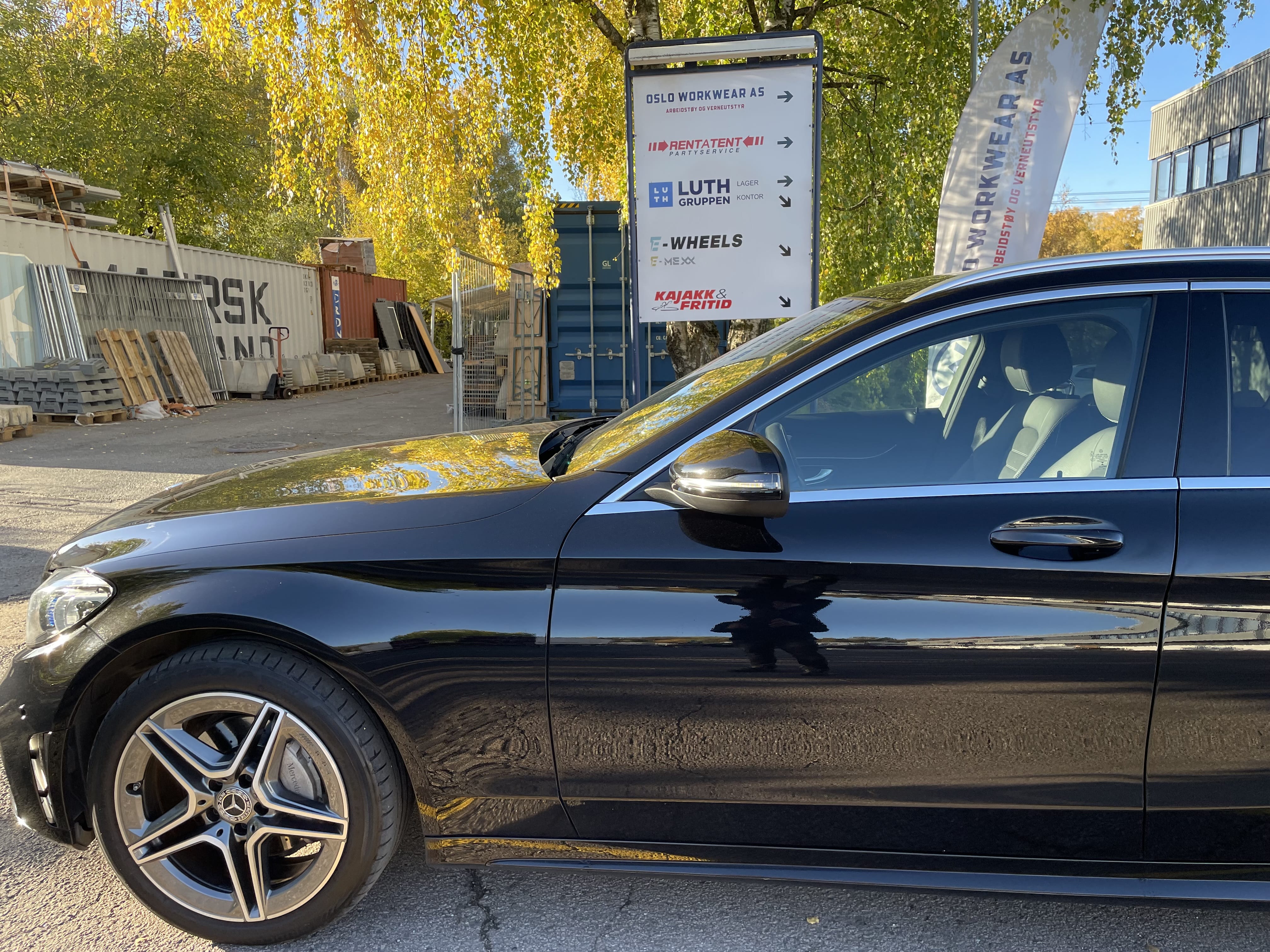 Mercedes-Benz C-Klasse 1.5 Hybrid  Stationwagan 4*4 (2019 model) med Babysete