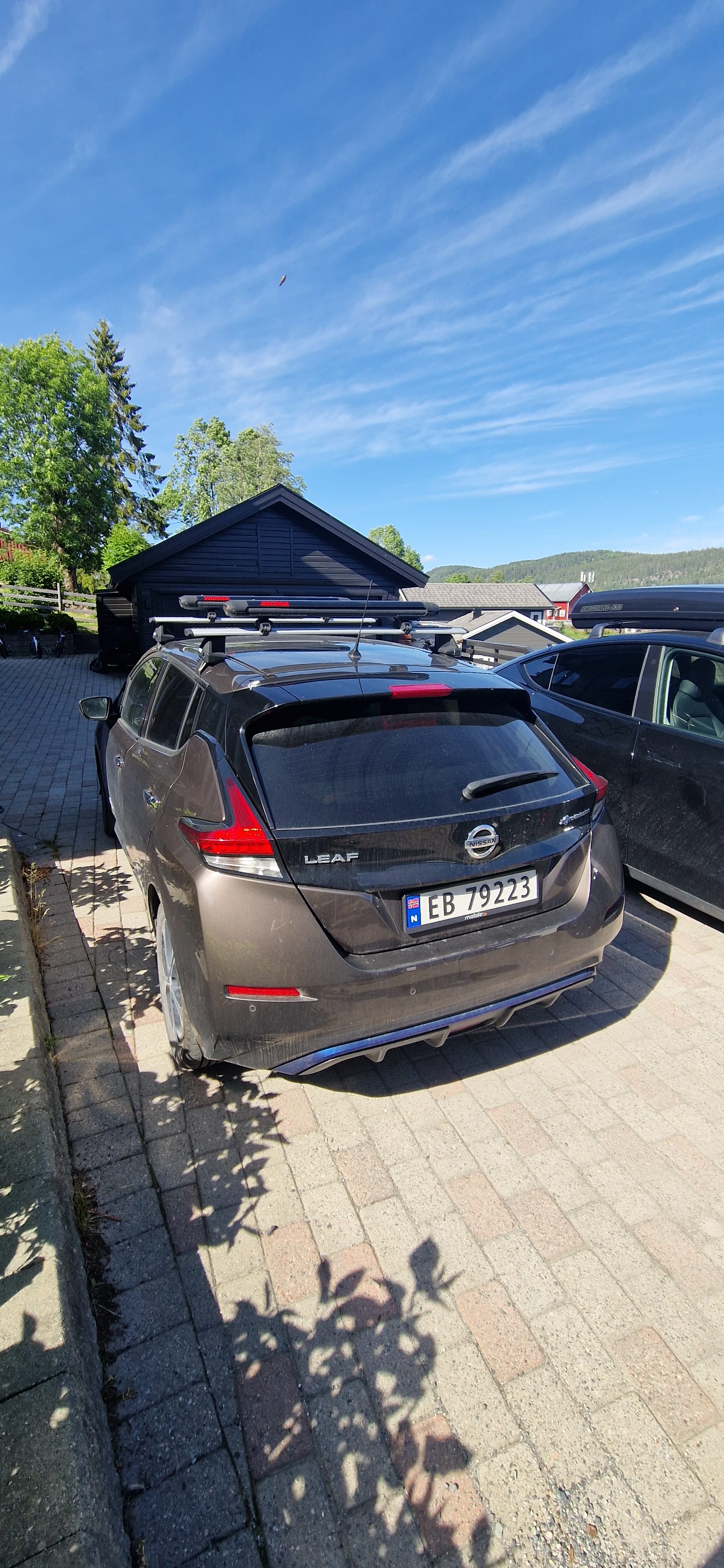 Nissan Leaf med GPS