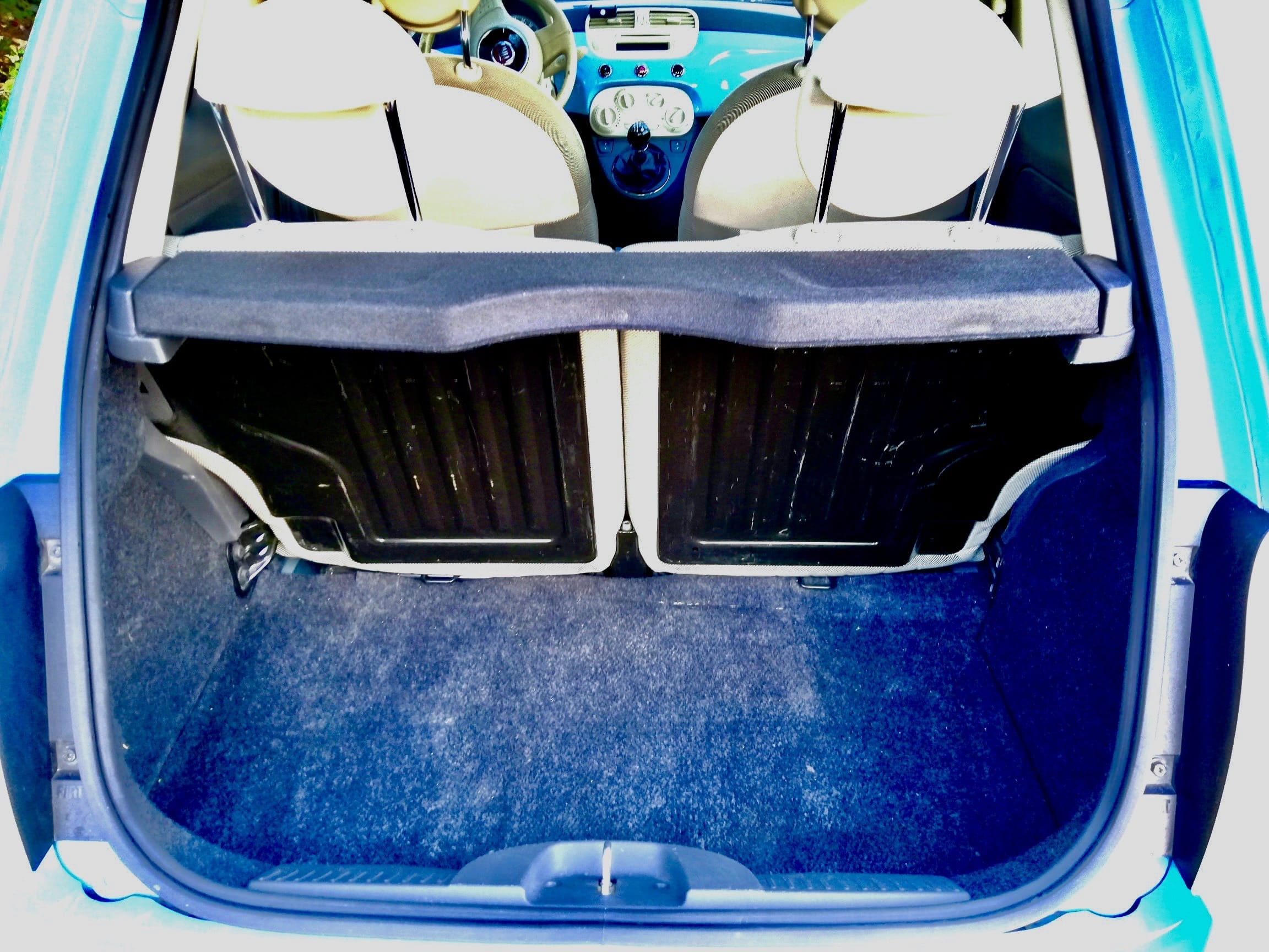 Fiat 500 Version Grand Bleu avec Entrée audio / iPod