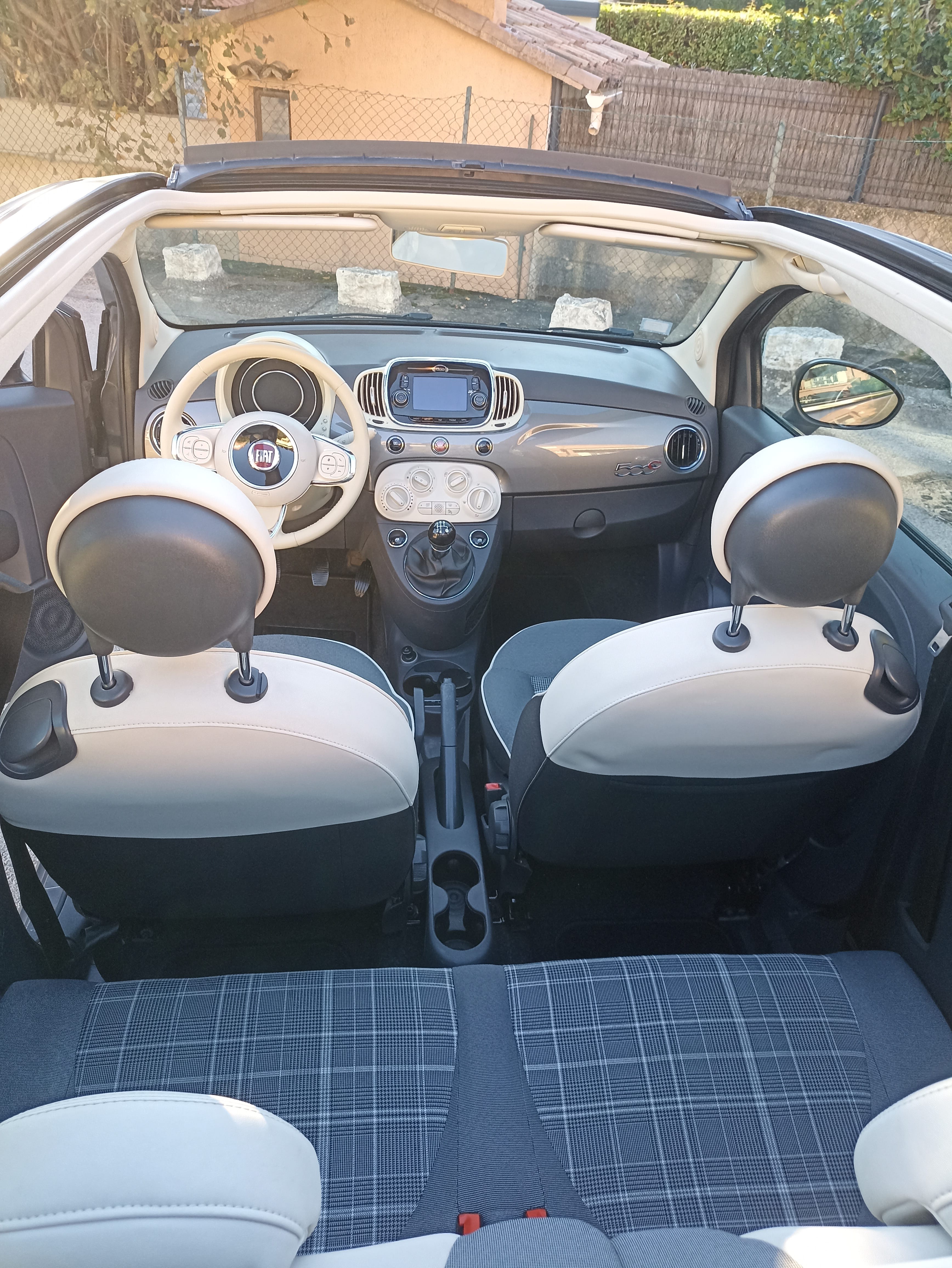 Fiat 500 C avec Climatisation