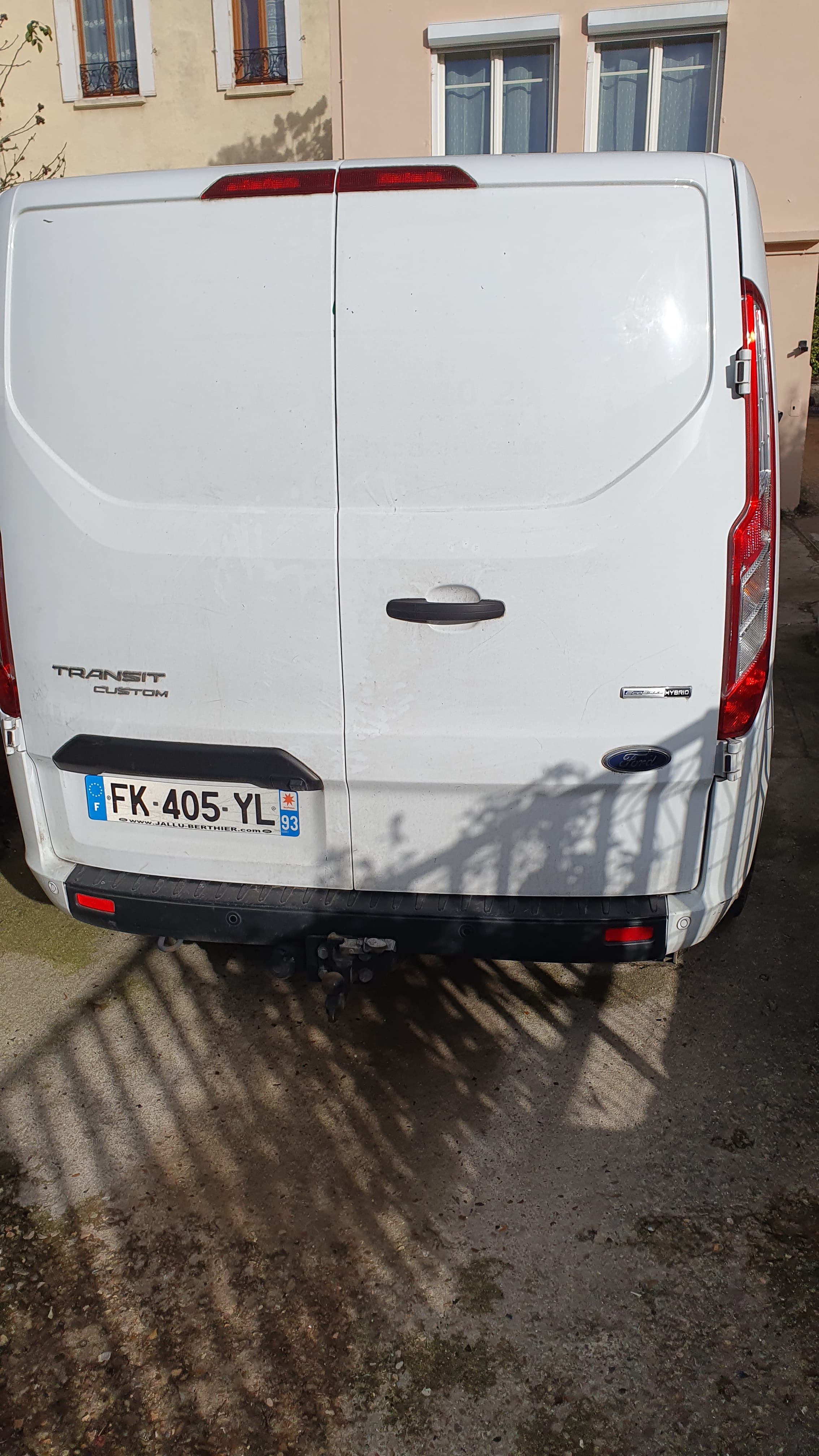 Ford Transit Fourgon hybride custom 2l avec Régulateur de vitesse