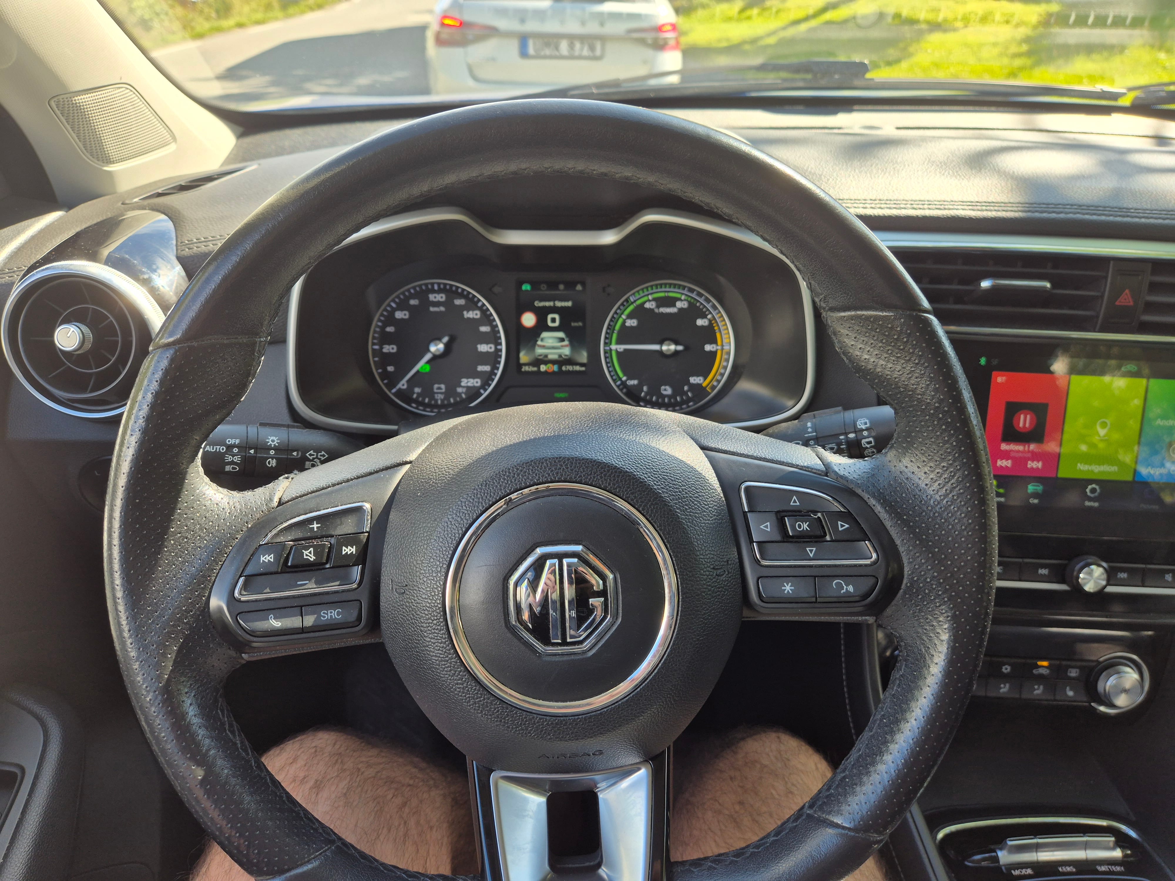 MG ZS EV with GPS