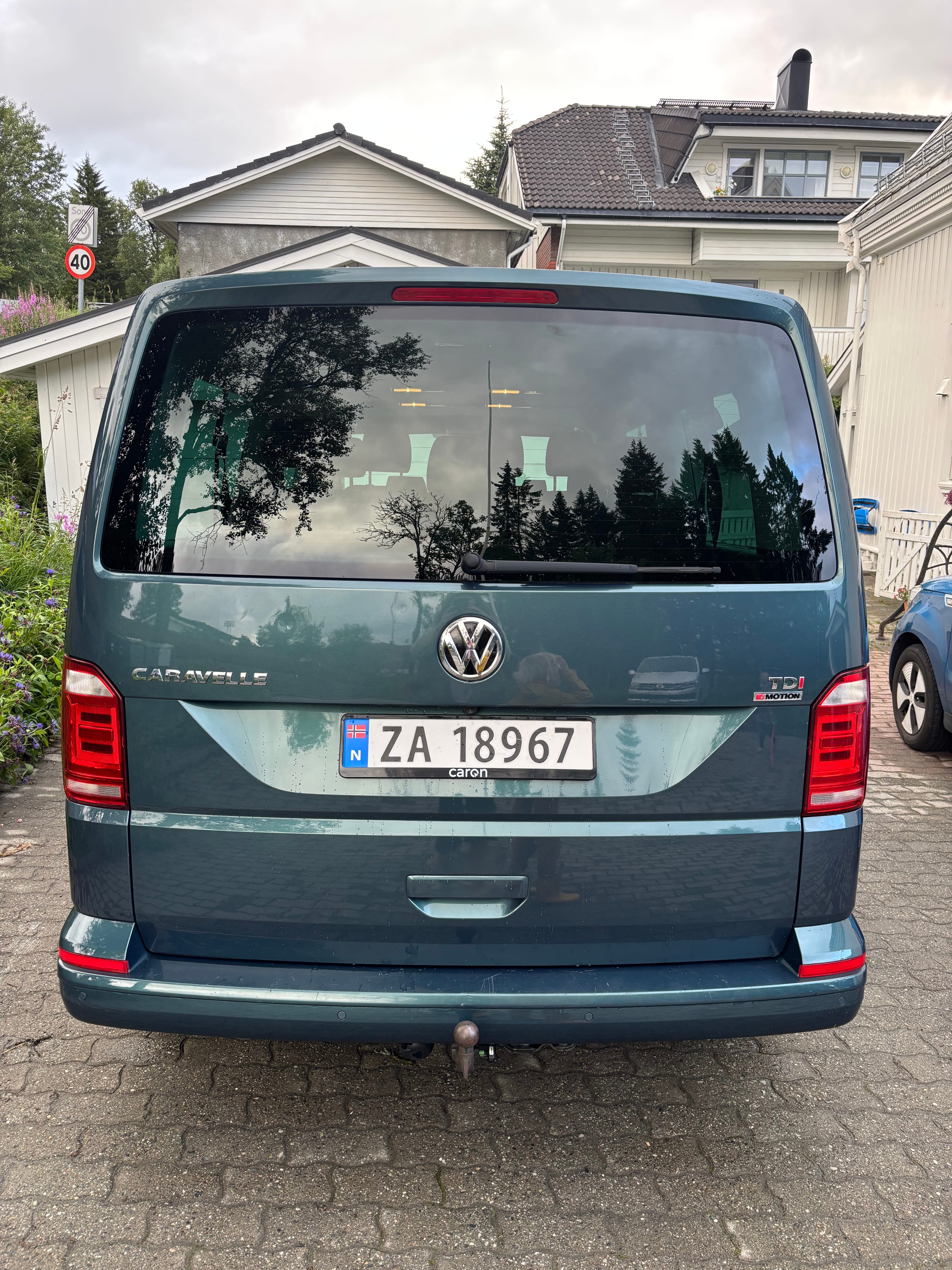Volkswagen Caravelle with Baby seat