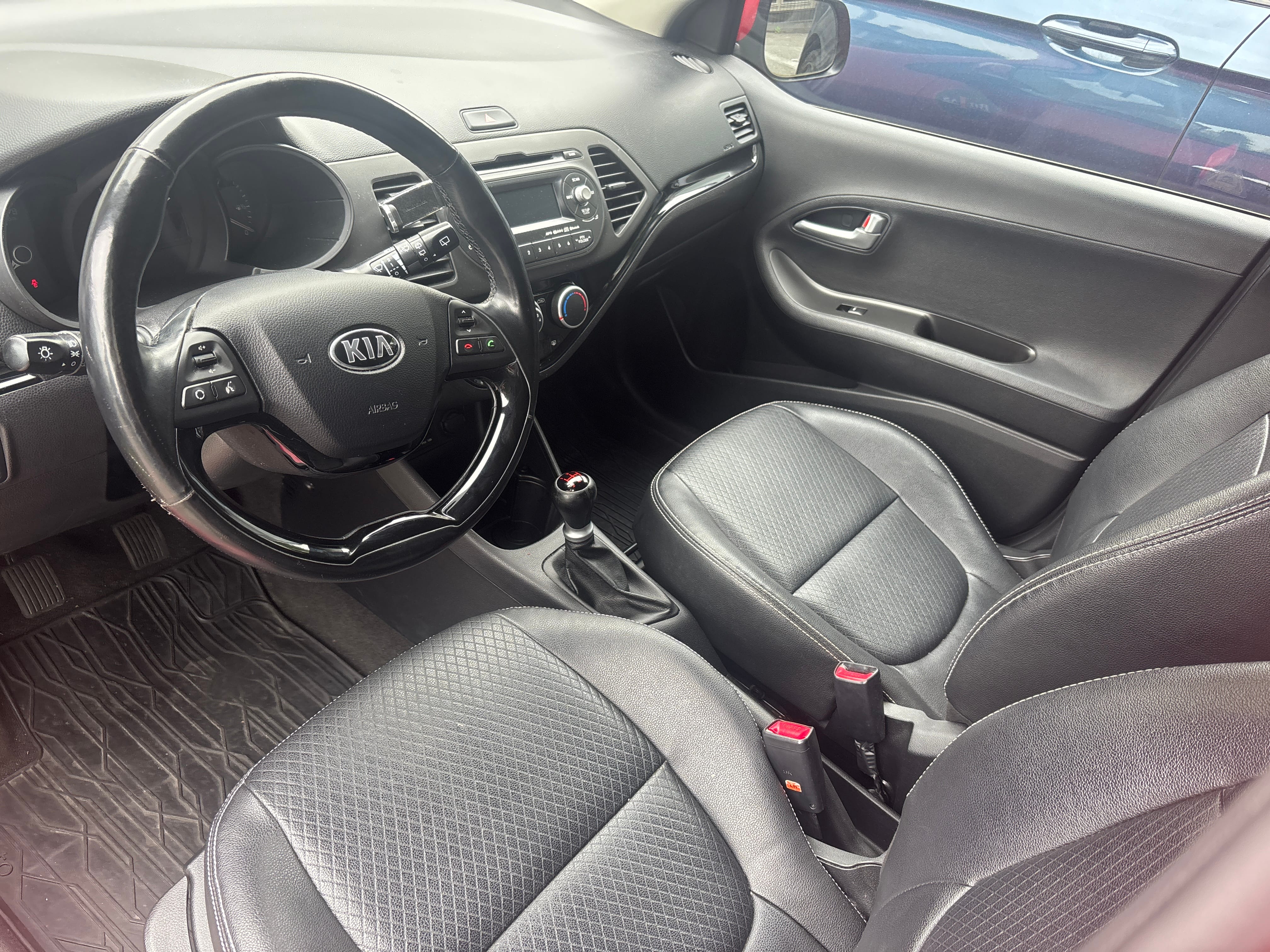 Kia Picanto 5 seter, rød