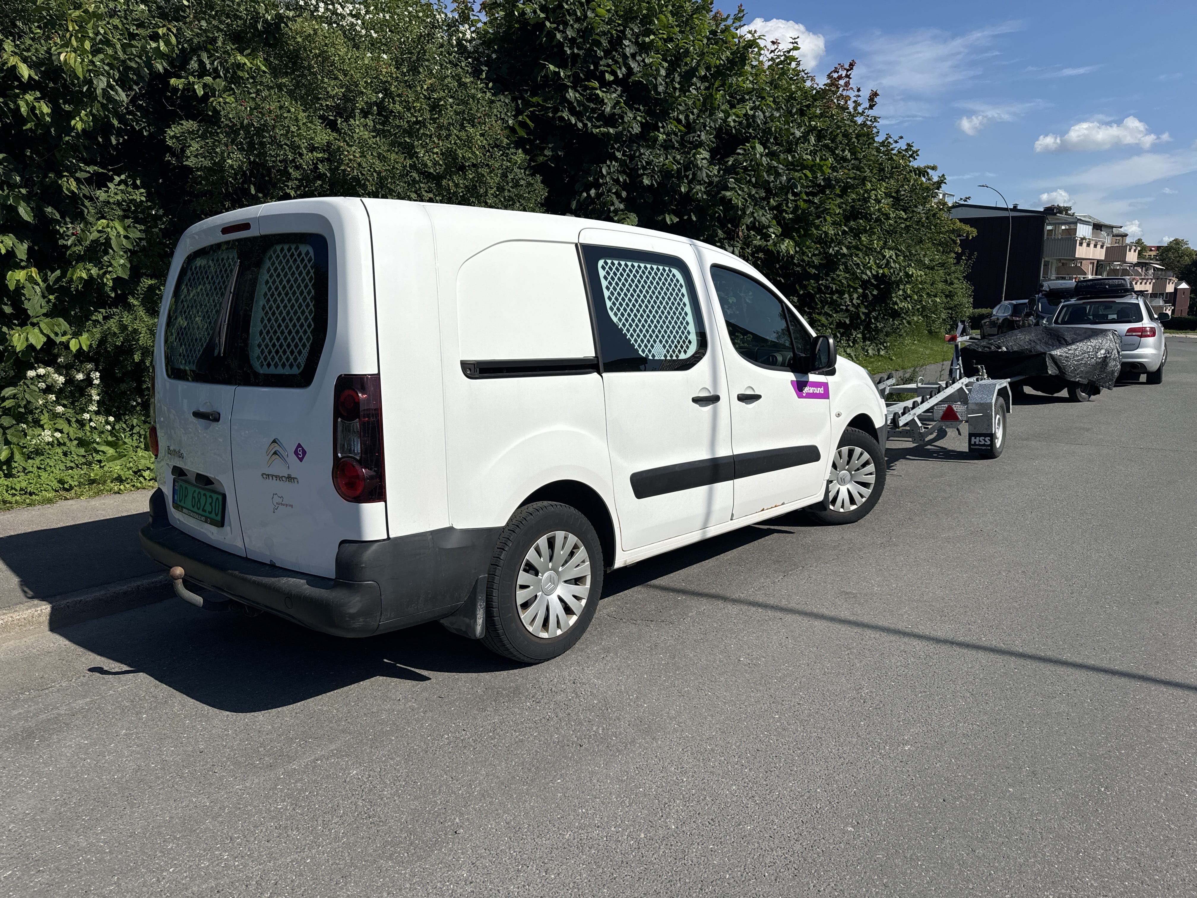 Citroen Berlingo with Snow tires