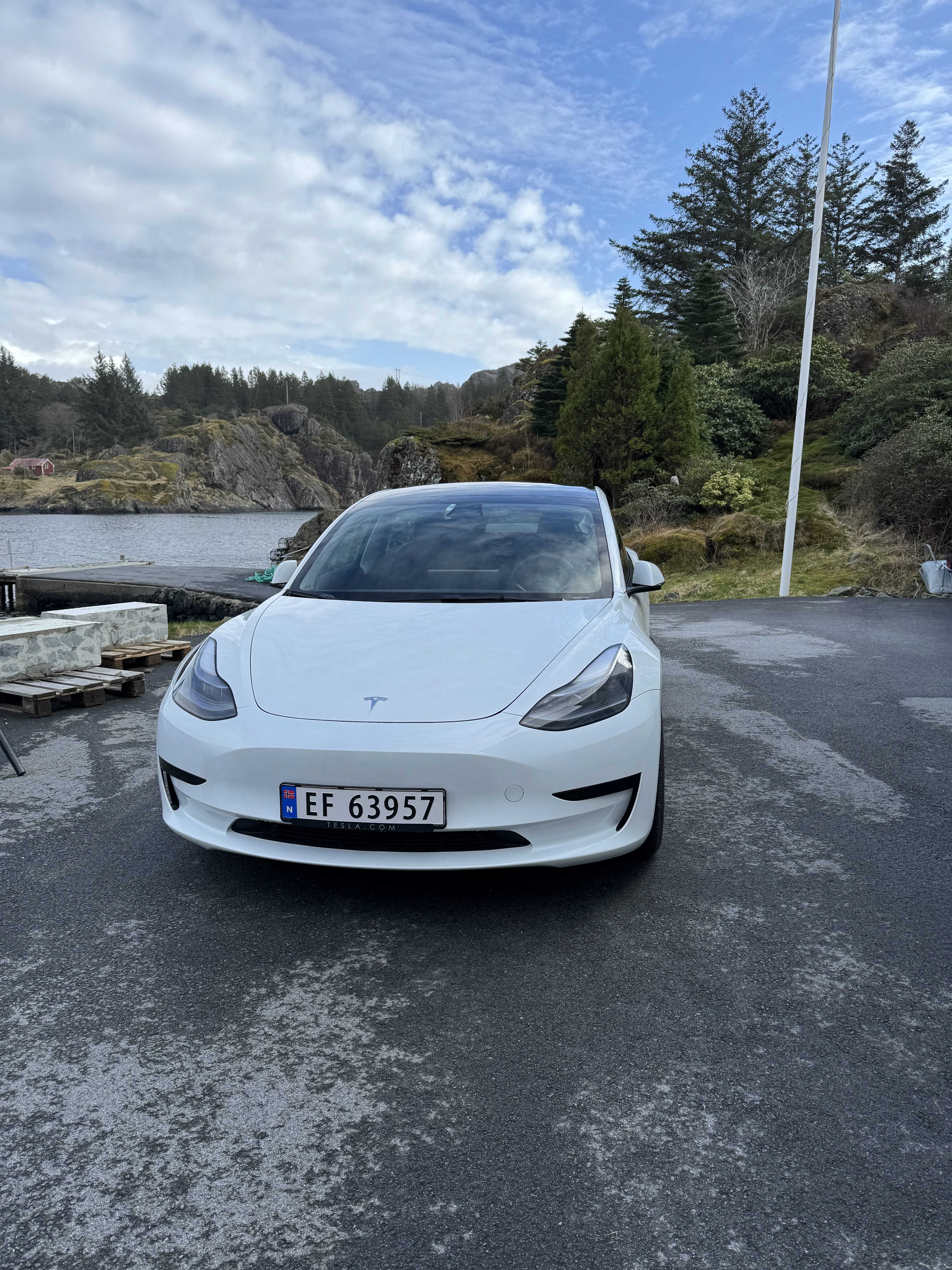 Tesla Model 3 med Aircondition