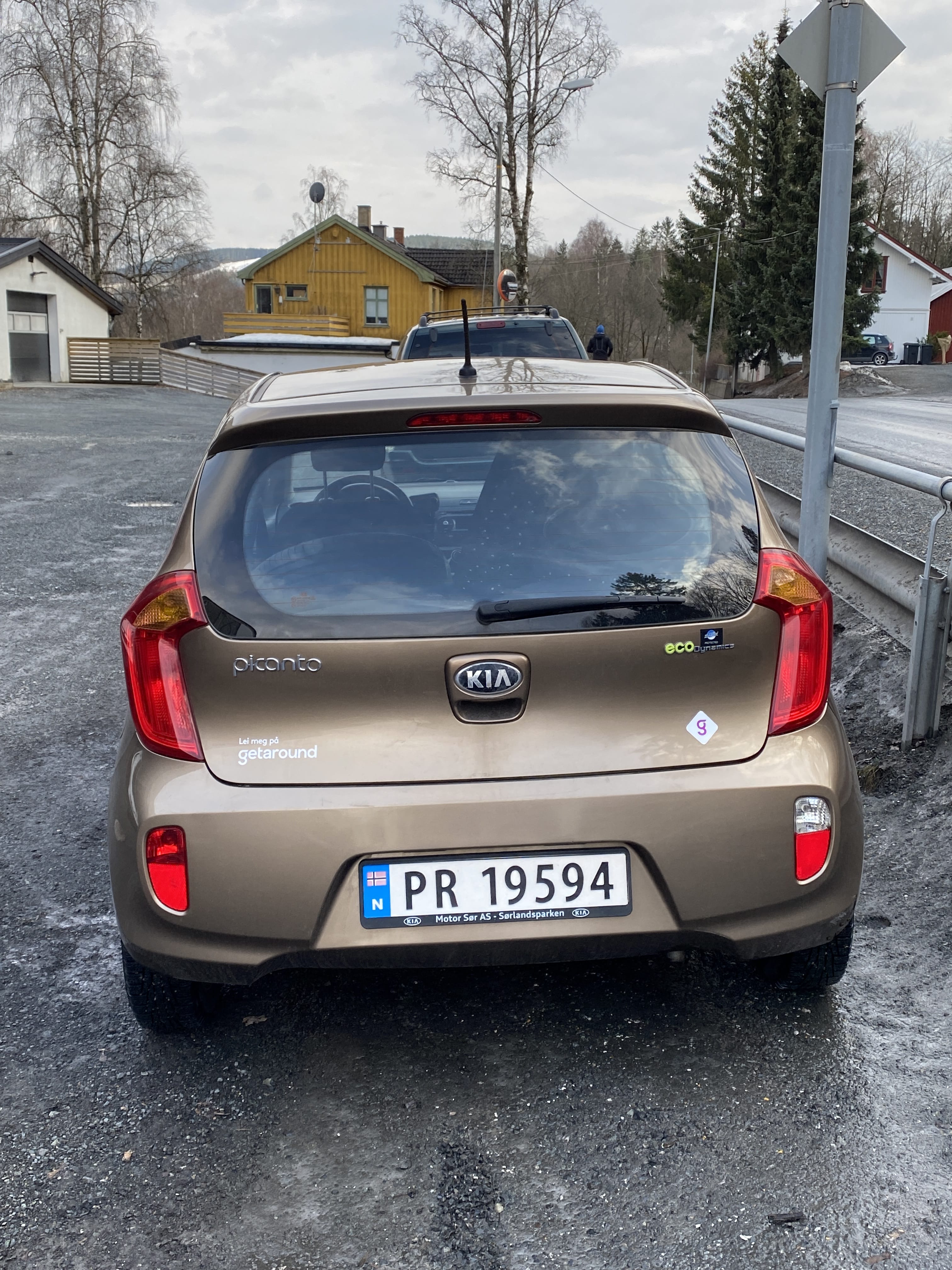 Kia Picanto med Vinterdekk