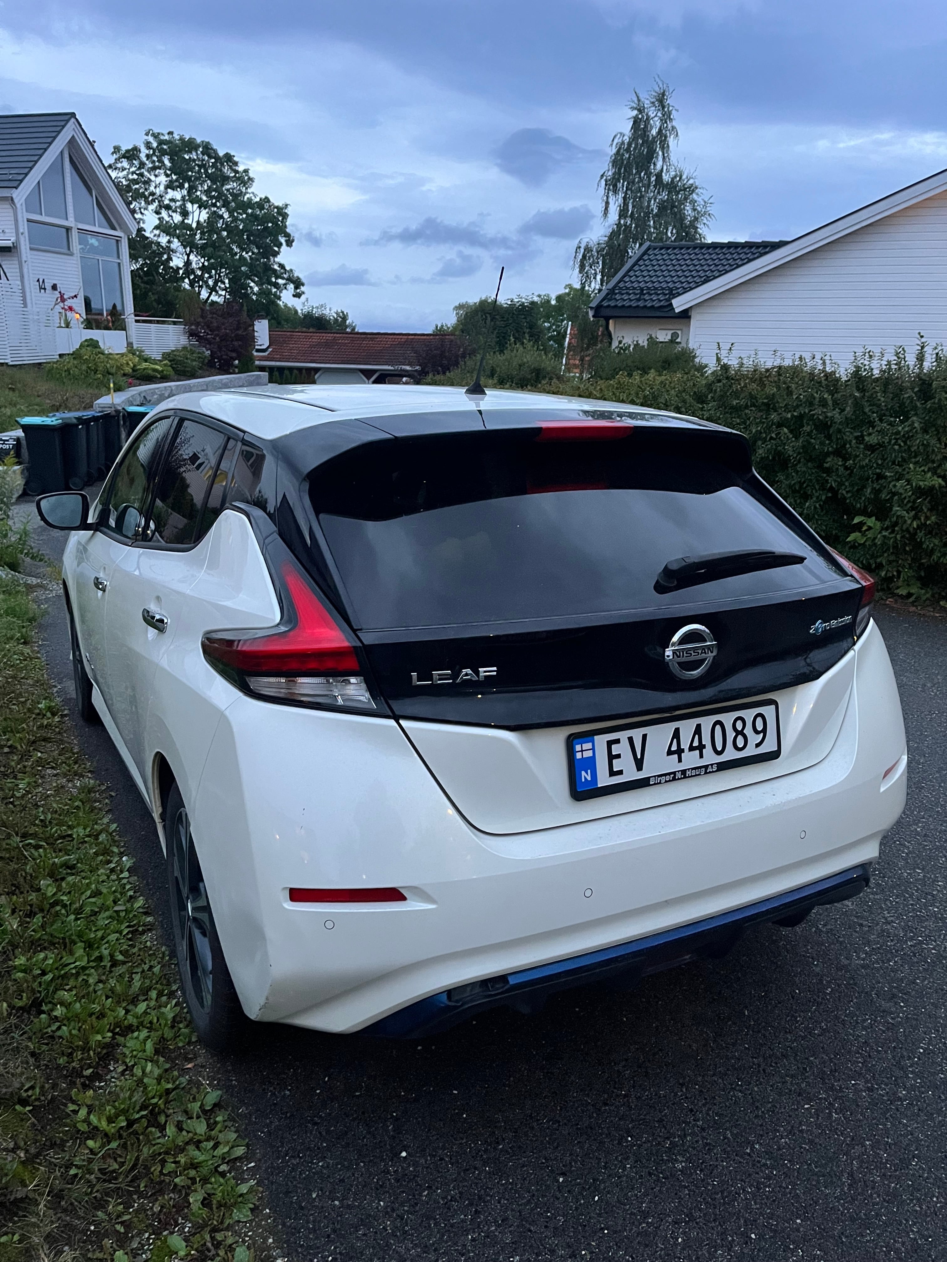 Nissan Leaf med GPS