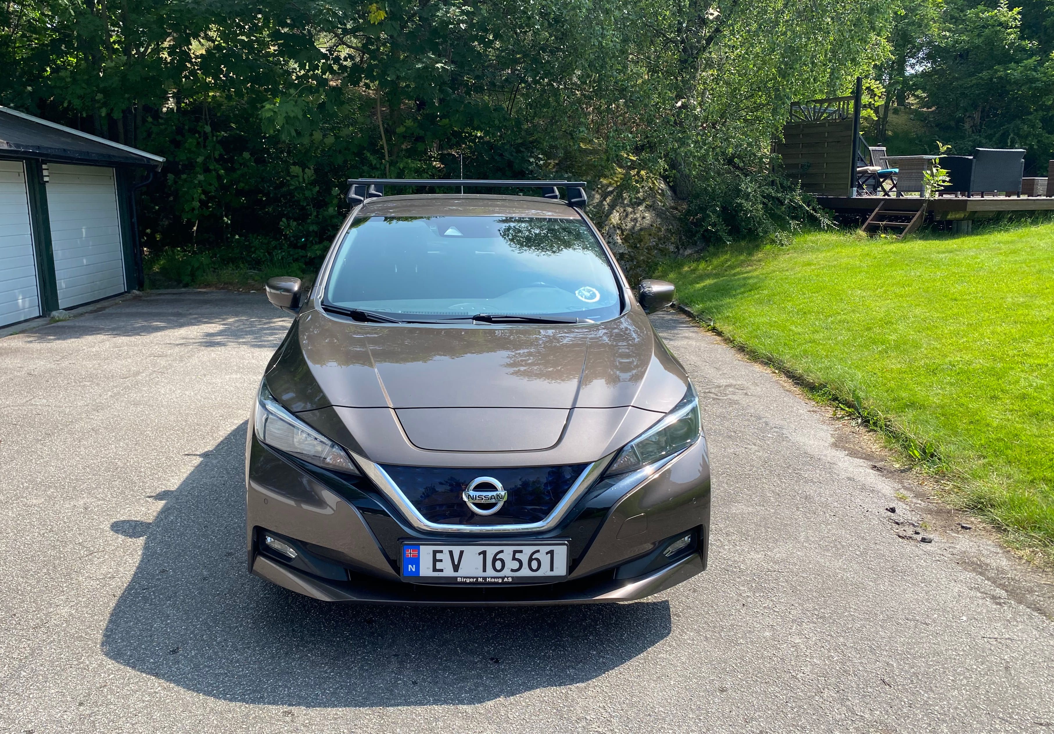 Nissan Leaf med Vinterdekk