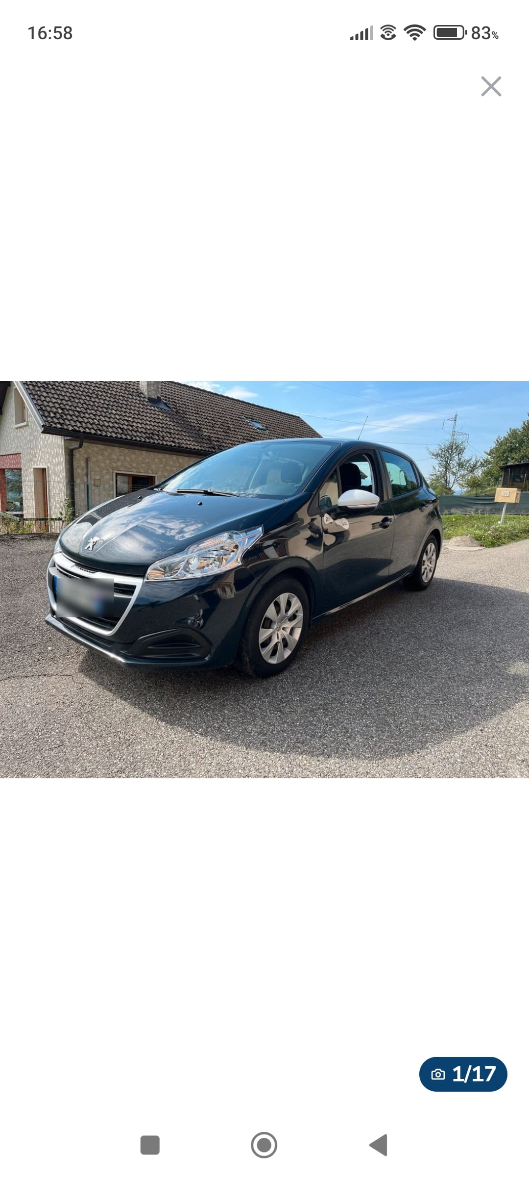 Peugeot 208 avec Régulateur de vitesse