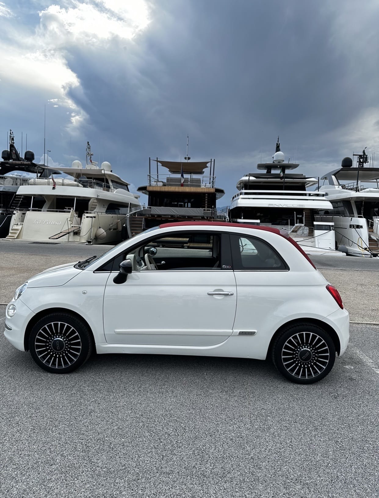 Fiat 500 C avec Climatisation